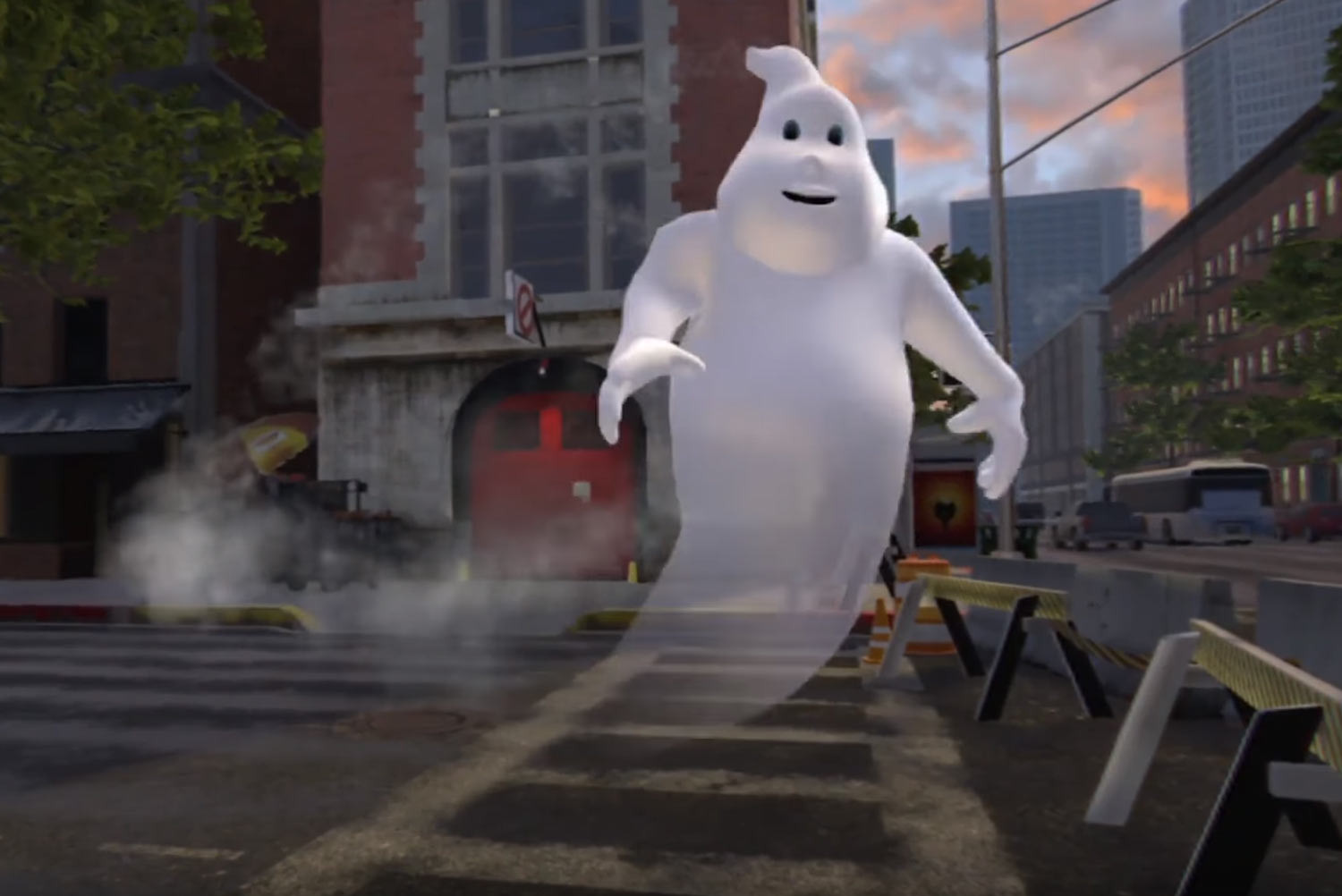 Кадр видео &ldquo;Ghostbusters: Now Hiring PSVR (PS4 Game Trailer)&rdquo;. Скриншот &copy; L!FE