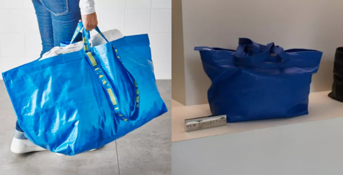 Сумка IKEA&nbsp;FRAKTA / Сумка от&nbsp;Balenciaga за 2 тысячи долларов