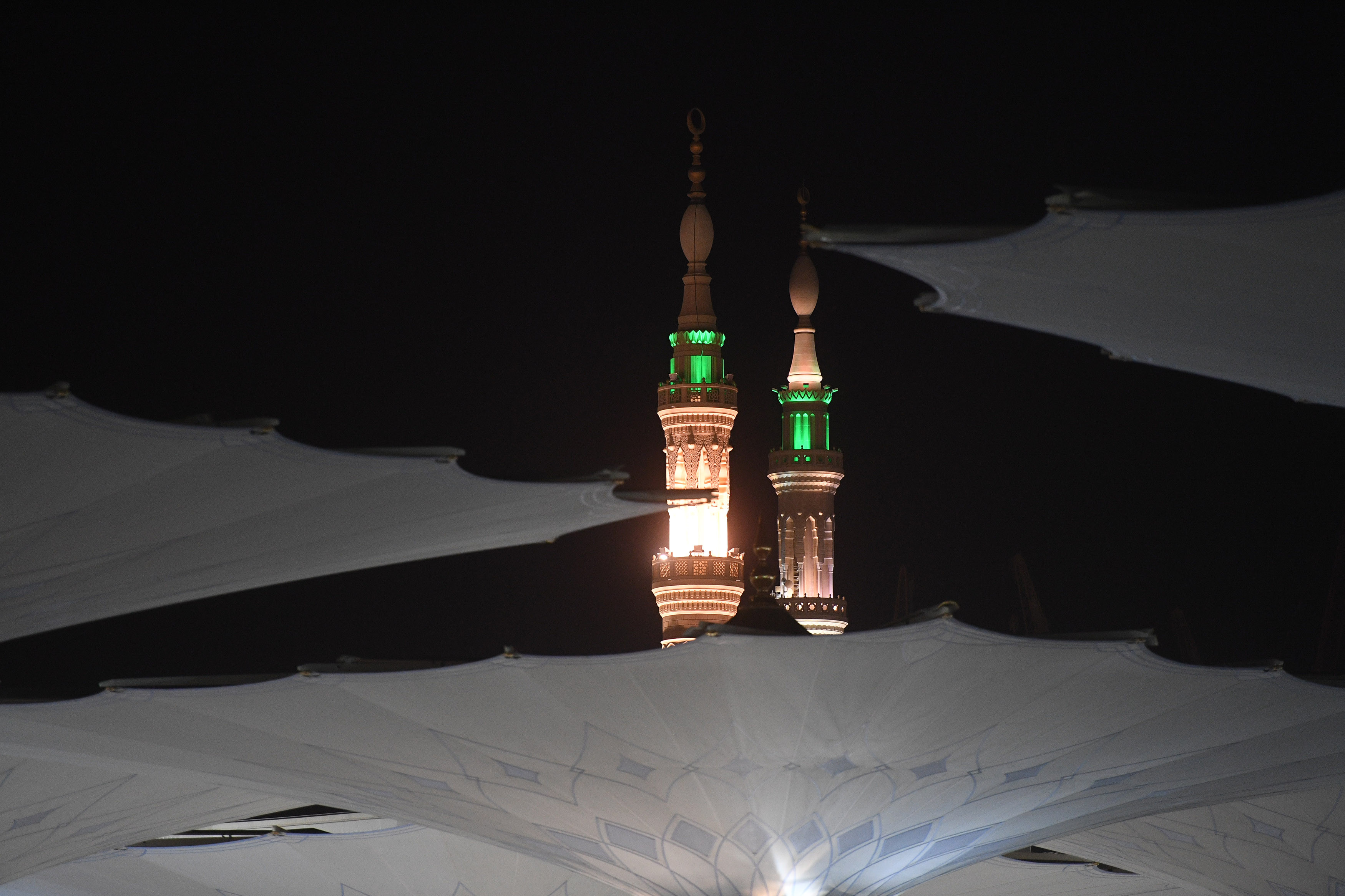 Минареты мечети Пророка в городе Медина. Фото: &copy; РИА Новости/Михаил Воскресенский