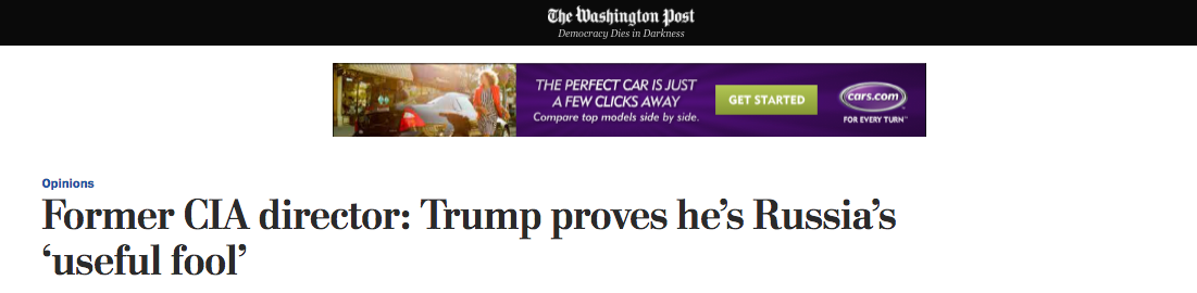 Cкриншот: сайт The Washington Post.