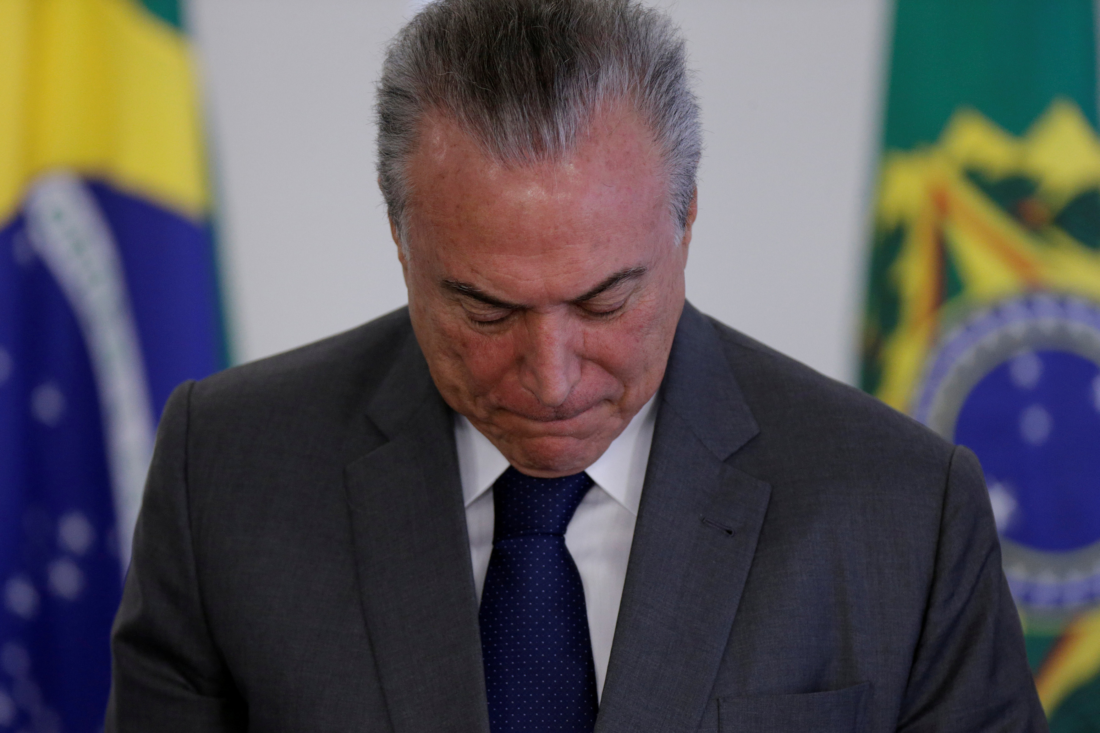 Президент Бразилии Мишел Темер. Фото: &copy; REUTERS/Ueslei Marcelino