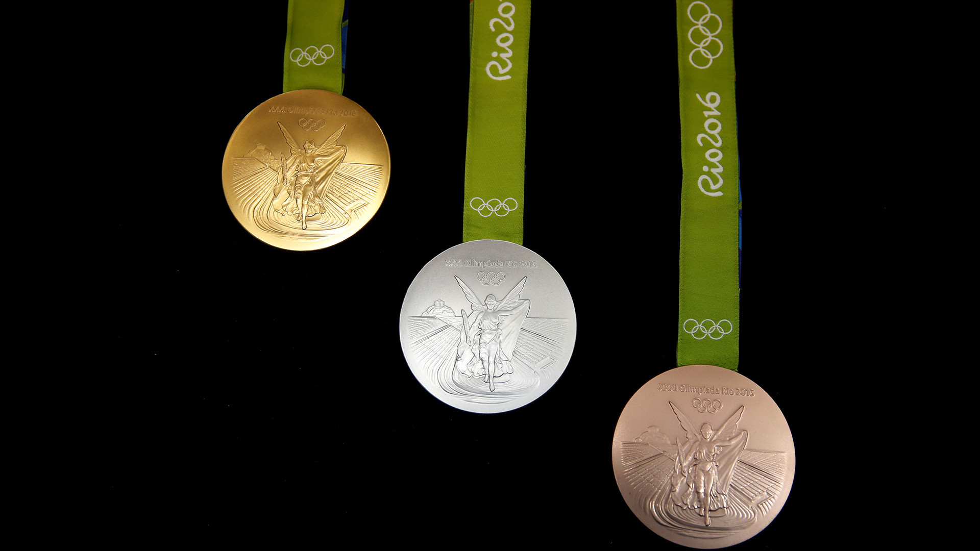 <p>Комплект олимпийских медалей ОИ-2016. Фото: &copy; REUTERS</p>