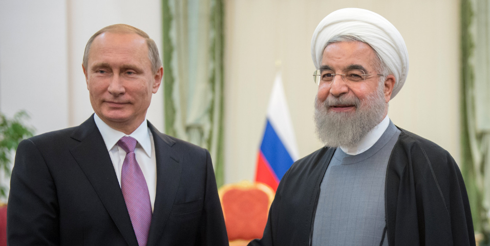 Президент РФ Владимир Путин и президент Ирана Хасан Роухани / Фото: &copy;РИА Новости/Сергей Гунеев&nbsp;