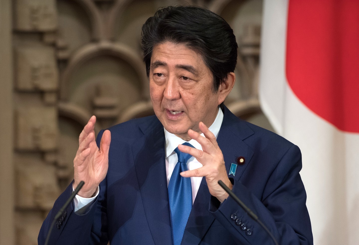 Премьер-министр Японии Синдзо Абэ.Фото: &copy; РИА Новости/Сергей Гунеев