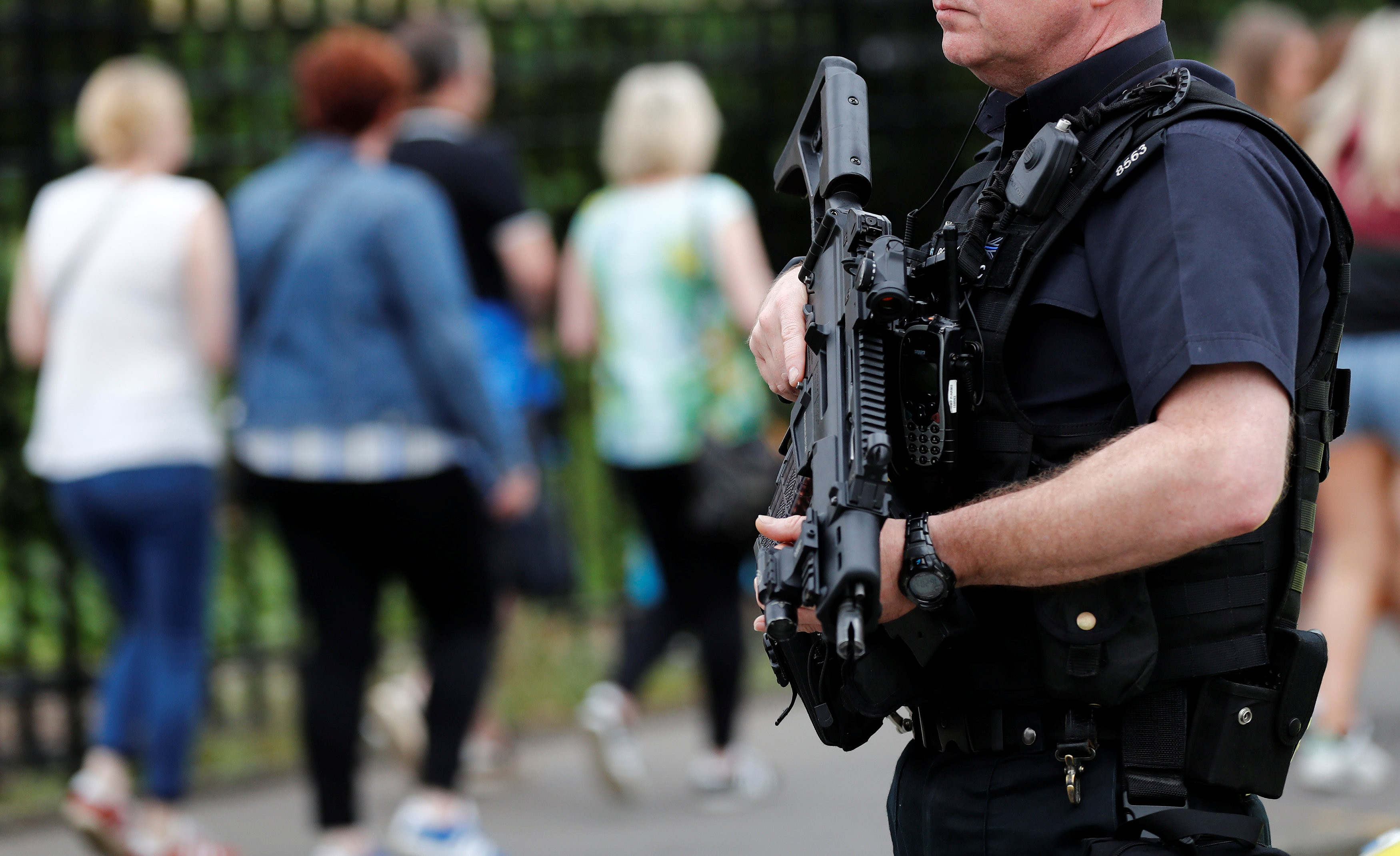 Полиция на улицах Манчестера. Фото: &copy;&nbsp;REUTERS/Stefan Wermuth