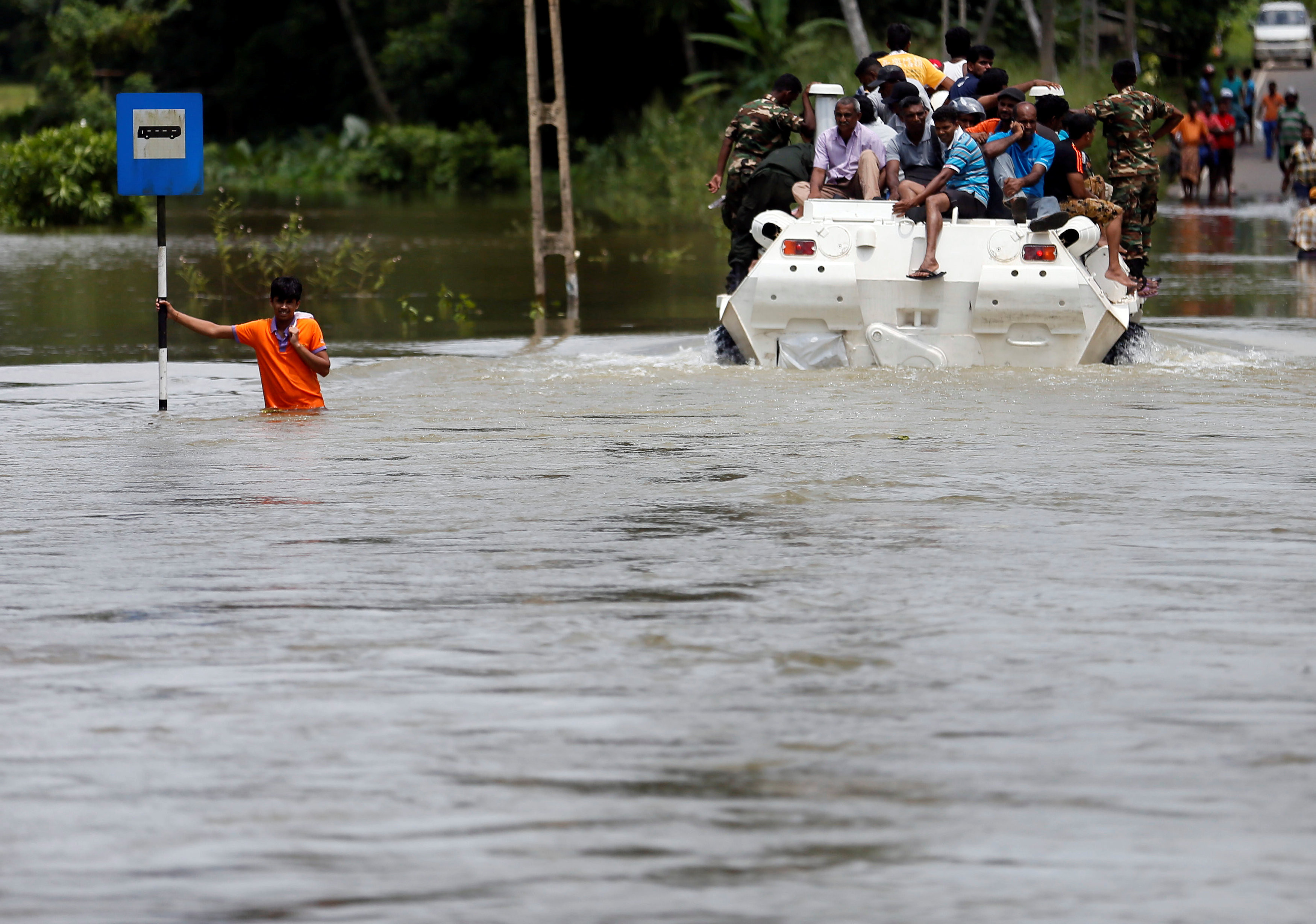 Наводнения на Шри-Ланке.&nbsp;Фото: &copy;REUTERS/Dinuka Liyanawatte