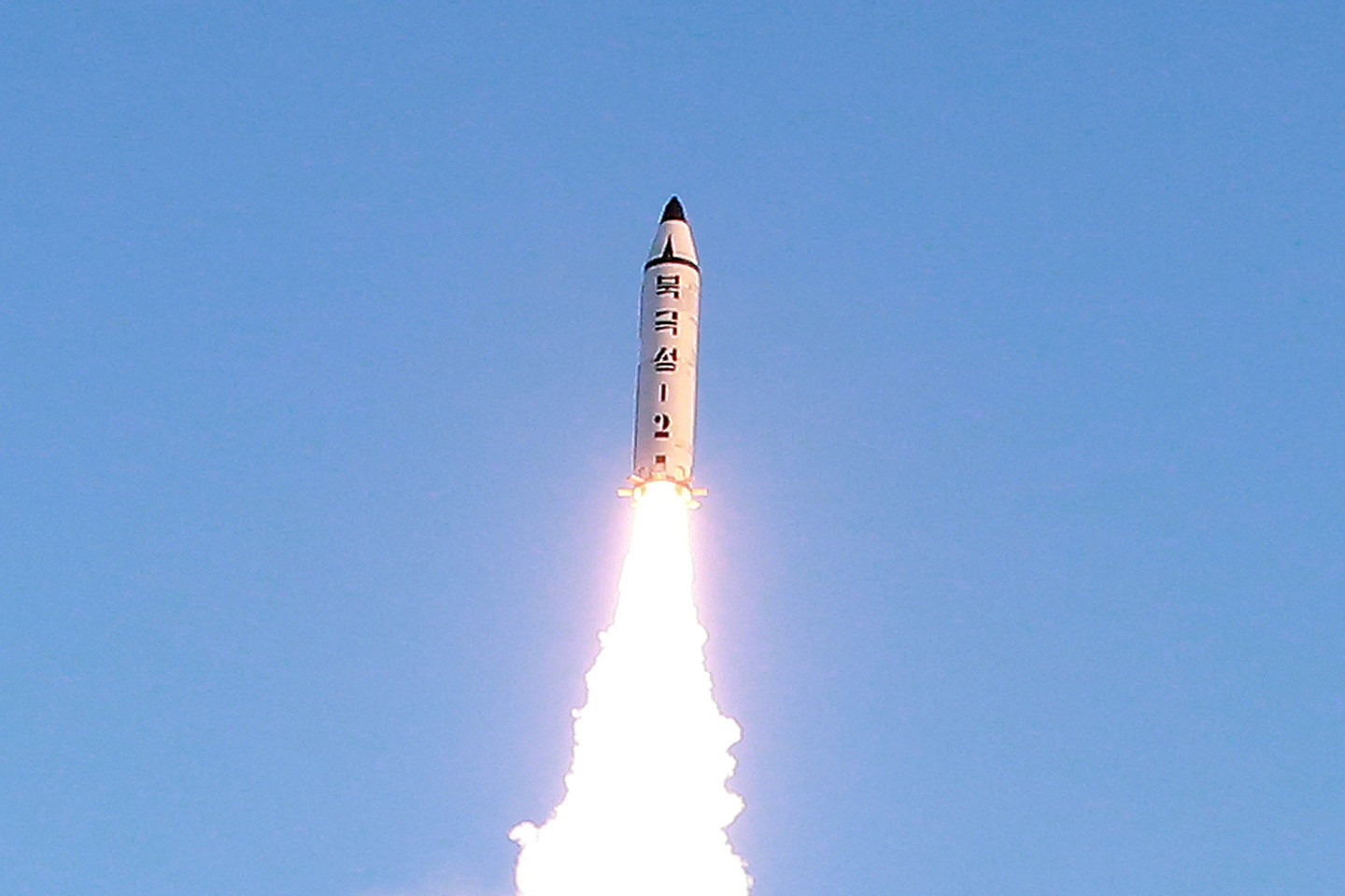 Запуск ракеты КНДР.&nbsp;Фото: &copy;&nbsp;Korean Central News Agency (KCNA)