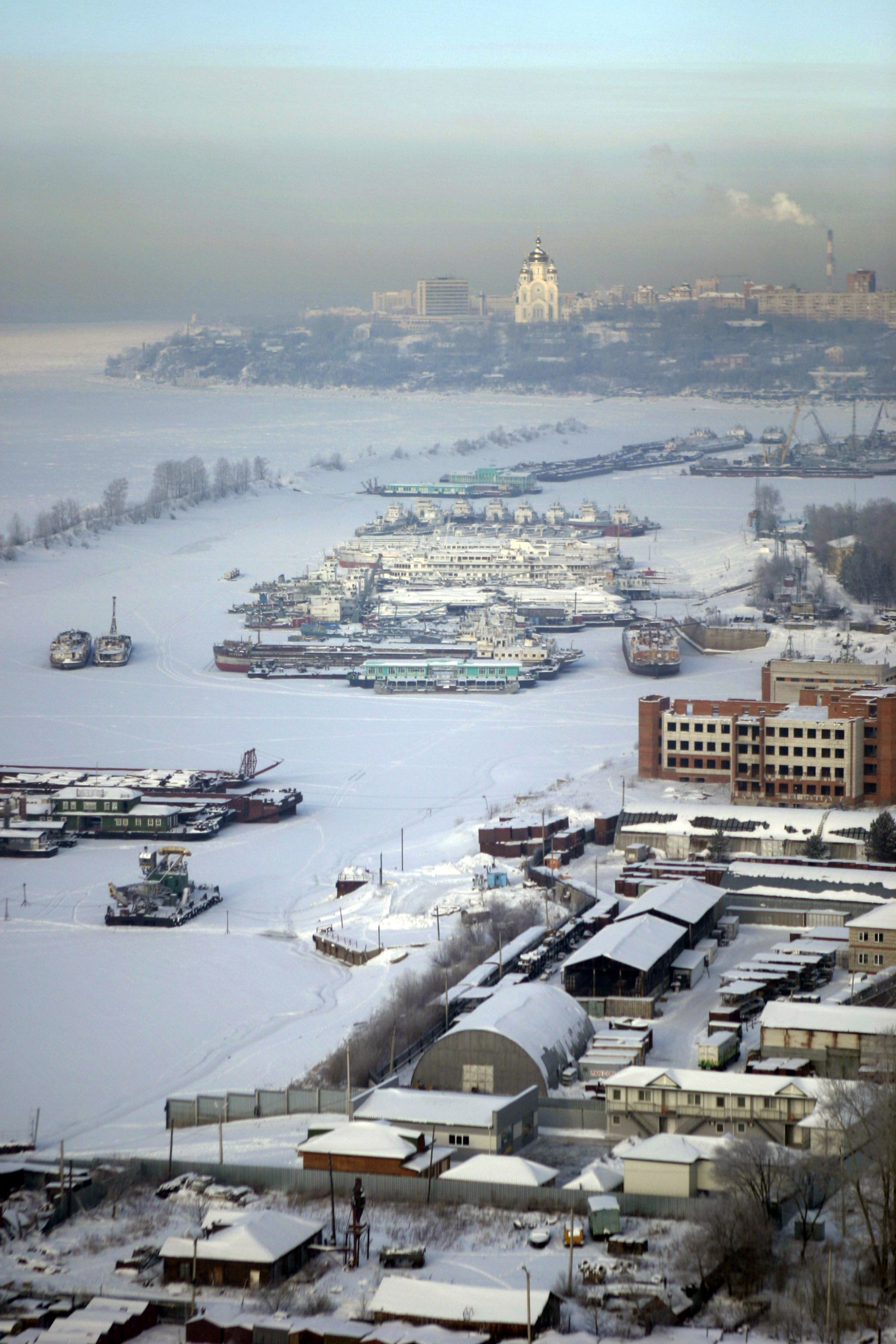 Хабаровск — порт, большой город, а теперь ещё и центр футбола. Фото: © РИА Новости/Руслан Кривобок