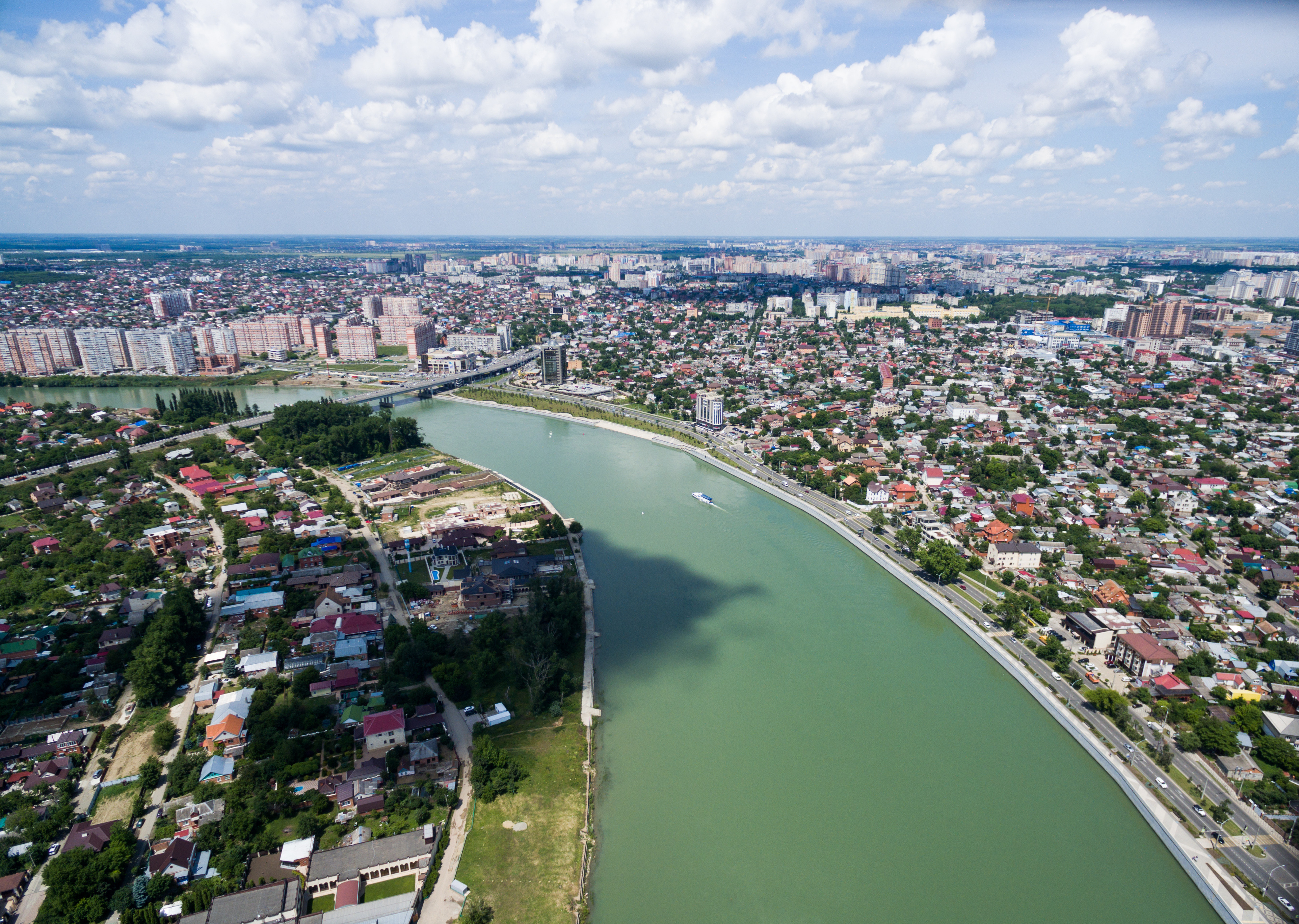 Река Кубань в Краснодаре. Фото: &copy; РИА Новости/Виталий Тимкив