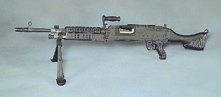 Натовский пулемёт М-240 призван заменить в грузинской армии пулемёт Калашникова.&nbsp;Фото: Wikipedia