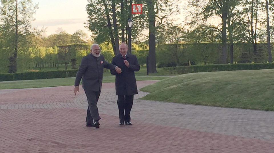 Премьер-министр Индии Нарендра Моди и президент РФ Владимир Путин. Фото: © L!FE