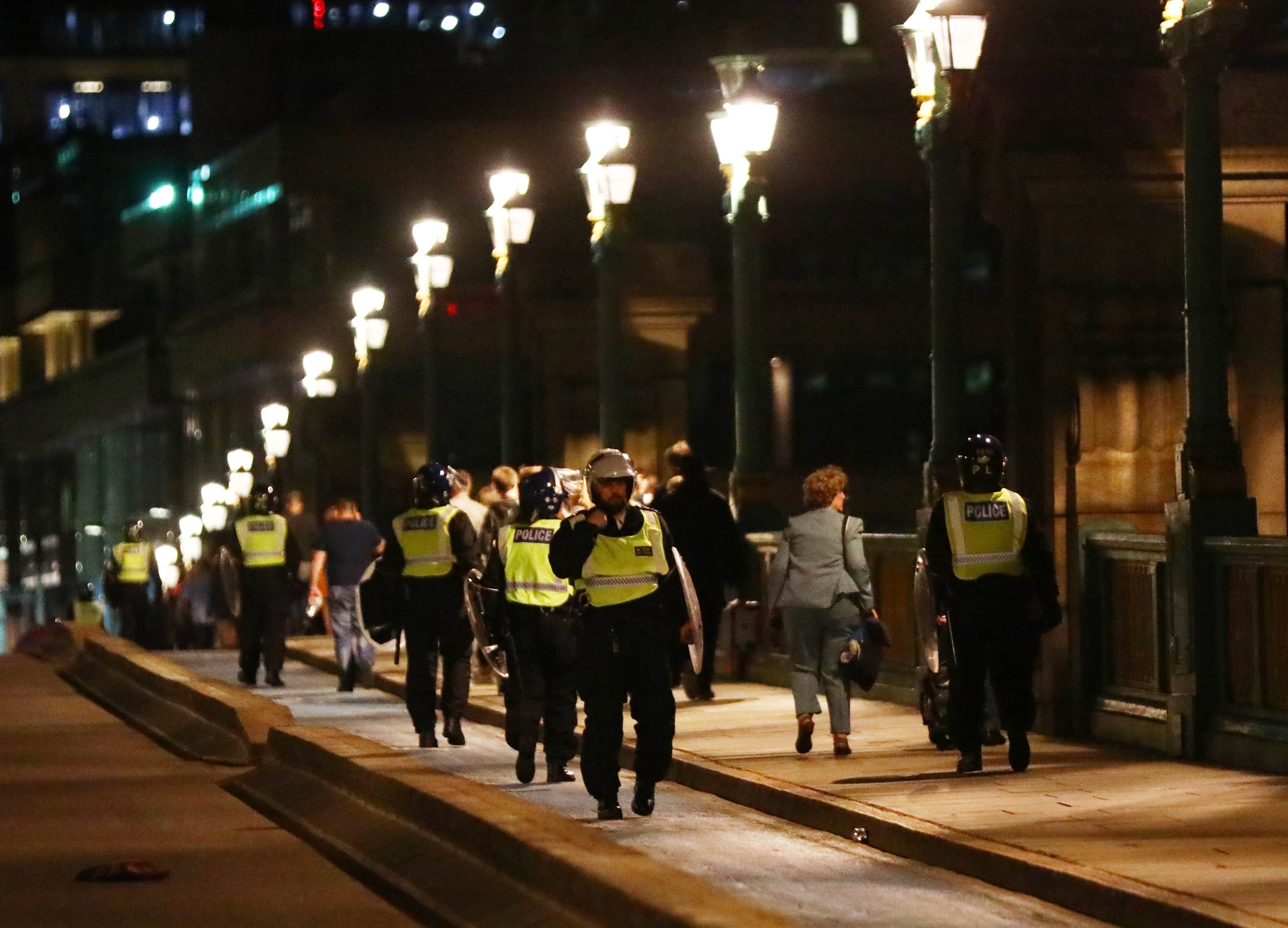 Полиция работает на месте нападений в Лондоне. Фото: &copy; REUTERS/Neil Hall