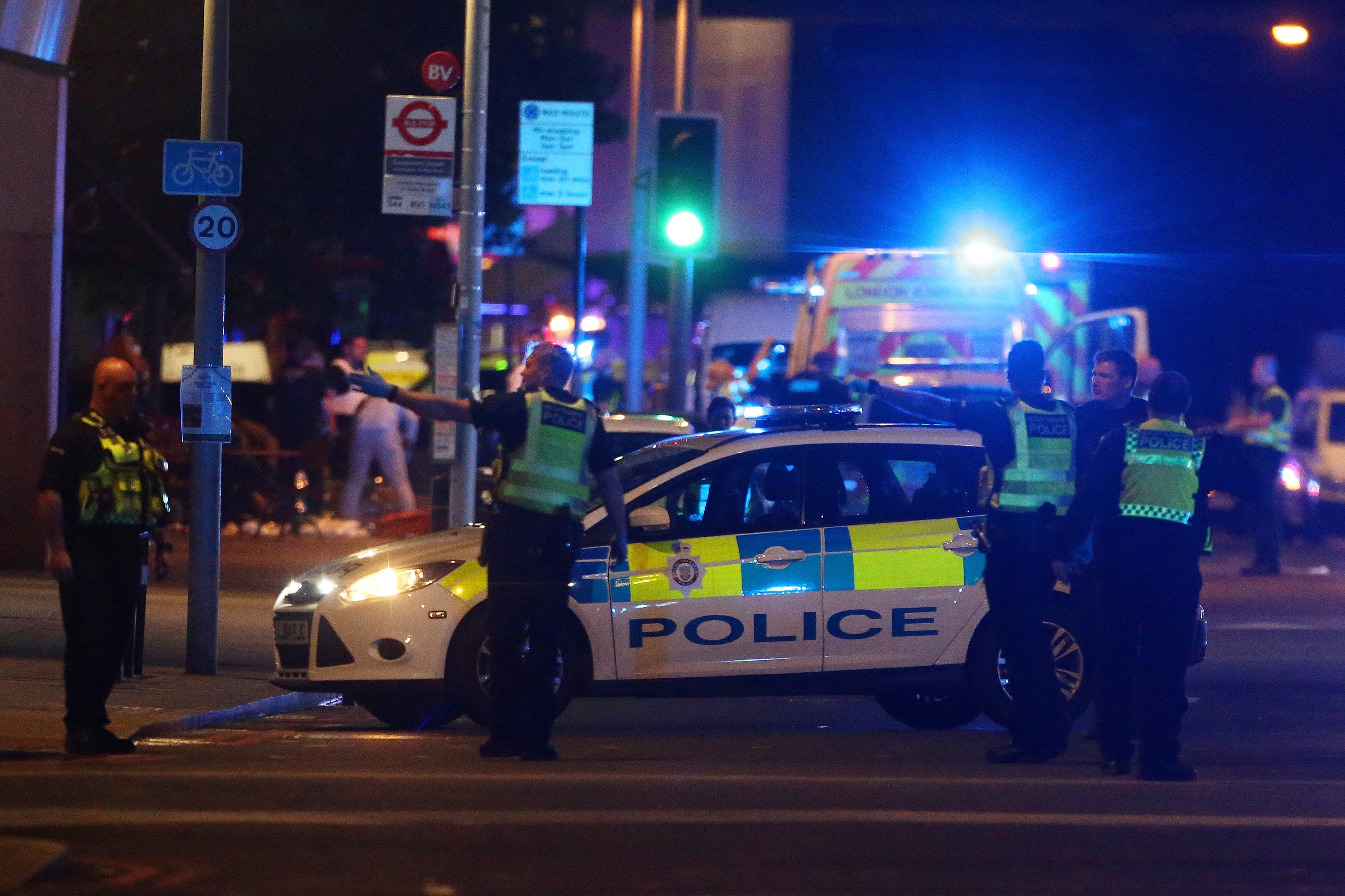 Место теракта в Лондоне. Фото: &copy;&nbsp;REUTERS/Neil Hall