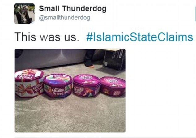 Британцы высмеяли&nbsp;террористов в "Твиттере". Фото: скриншот Twitter