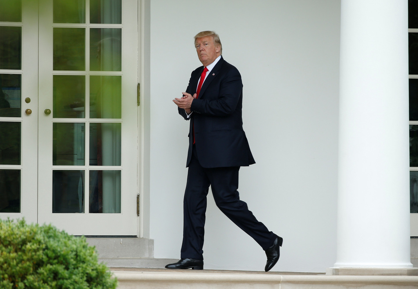 Дональд Трамп в Белом доме. Фото: &copy;&nbsp;REUTERS/Joshua Roberts