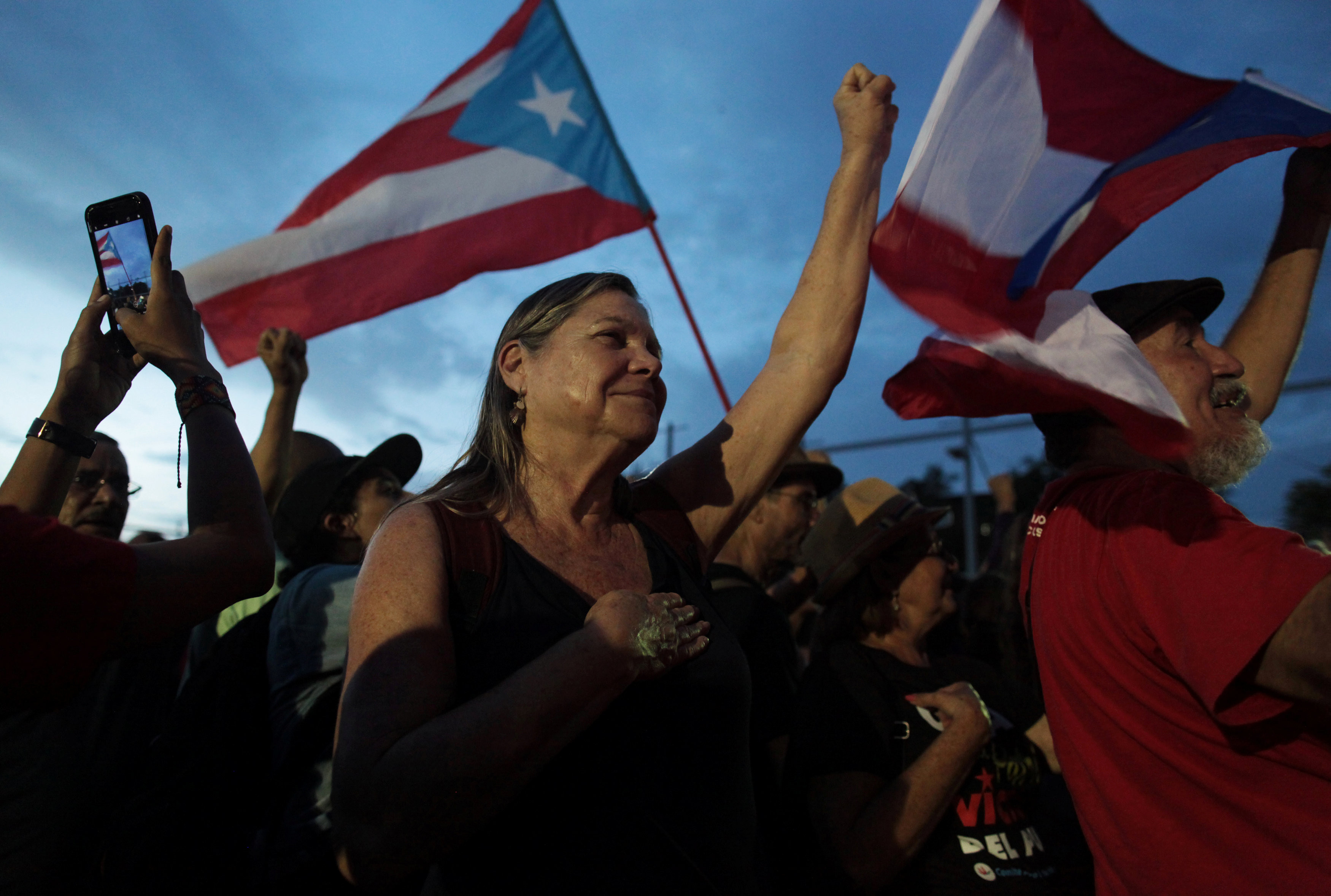 Митинг в Пуэрто-Рико. Фото: &copy; REUTERS/Alvin Baez