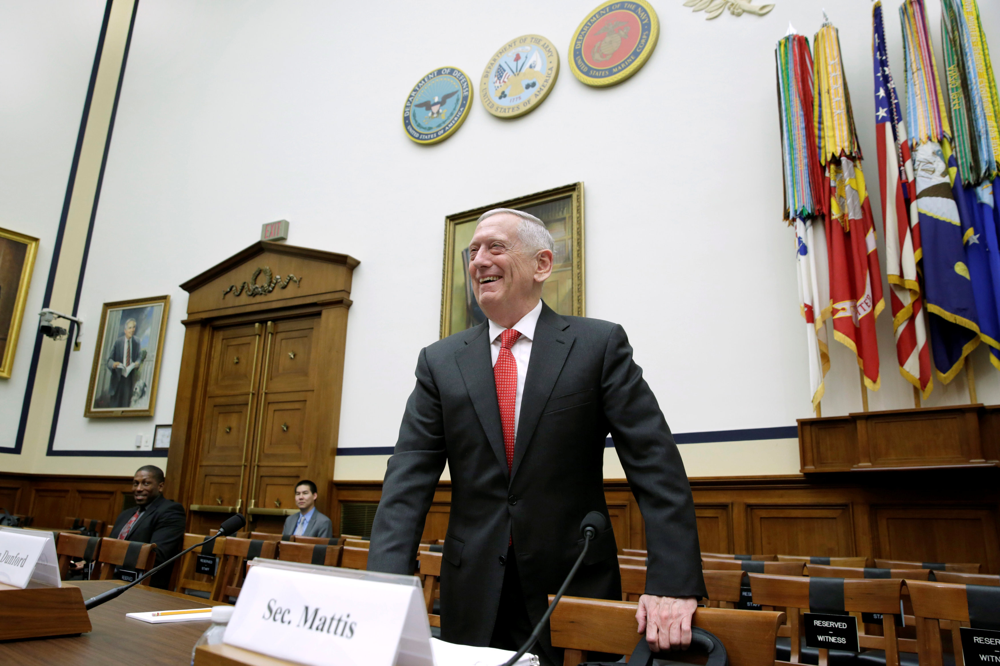 Министр обороны США Джеймс Мэттис. Фото: &copy;&nbsp;REUTERS/Yuri Gripas