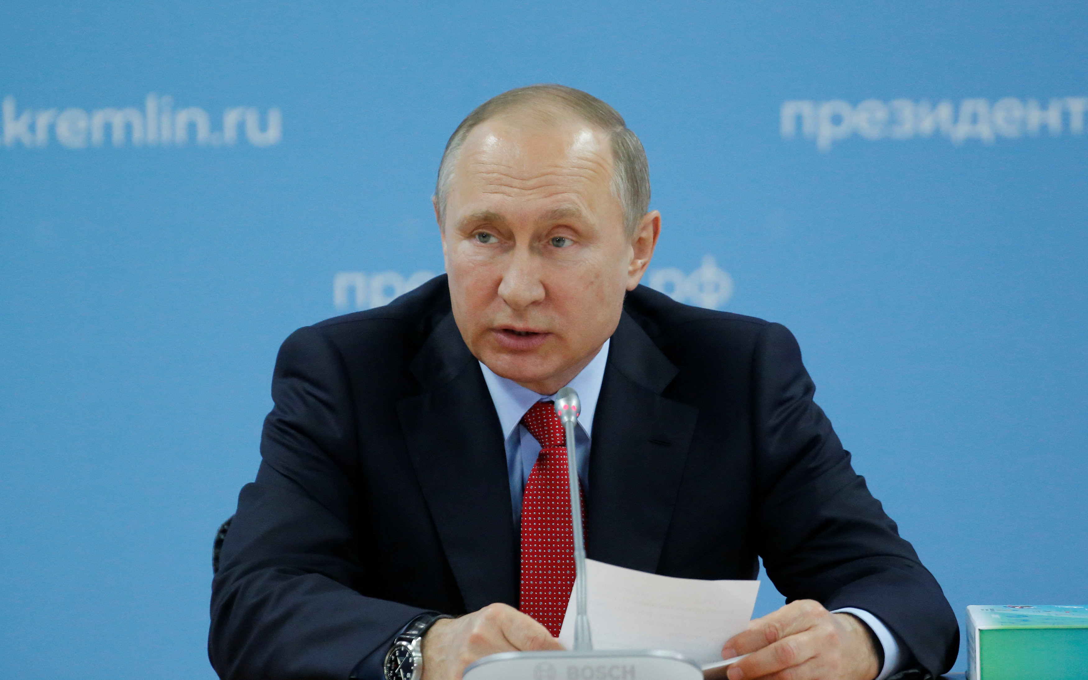 Владимир Путин. Фото: &copy; REUTERS/Sergei Karpukhin