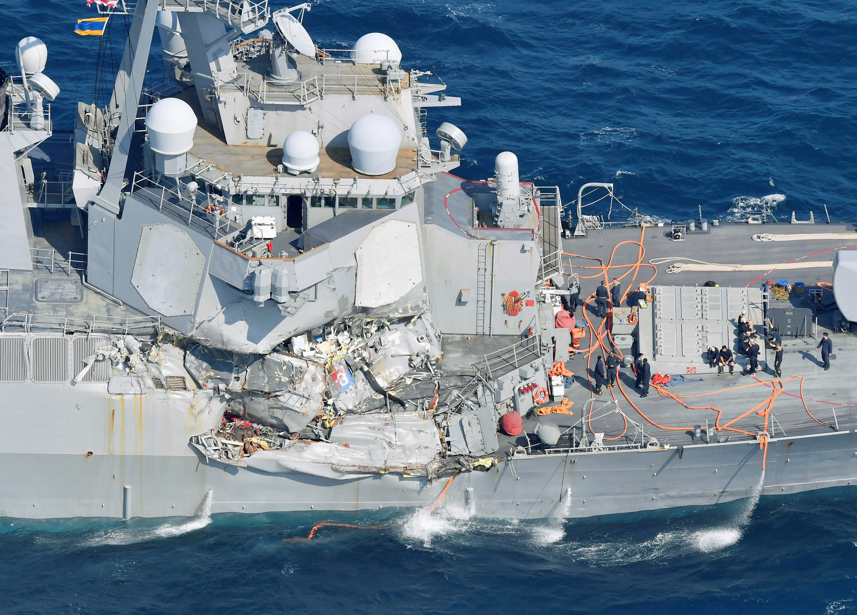 Эсминец USS Fitzgerald. Фото: &copy;&nbsp;Kyodo/REUTERS