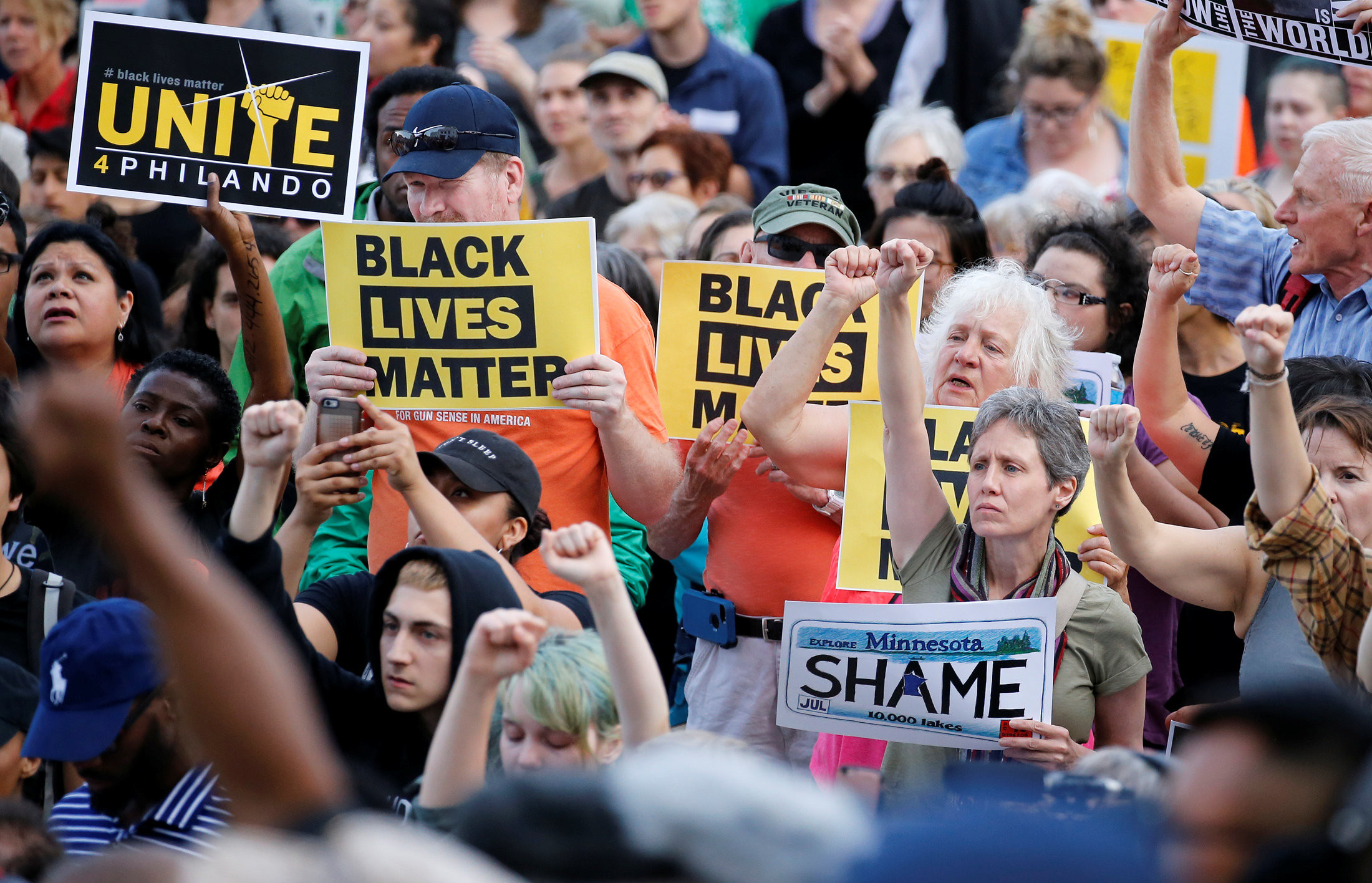 Акции протеста в Миннесоте. Фото:&nbsp;&copy;&nbsp;REUTERS/Eric Miller