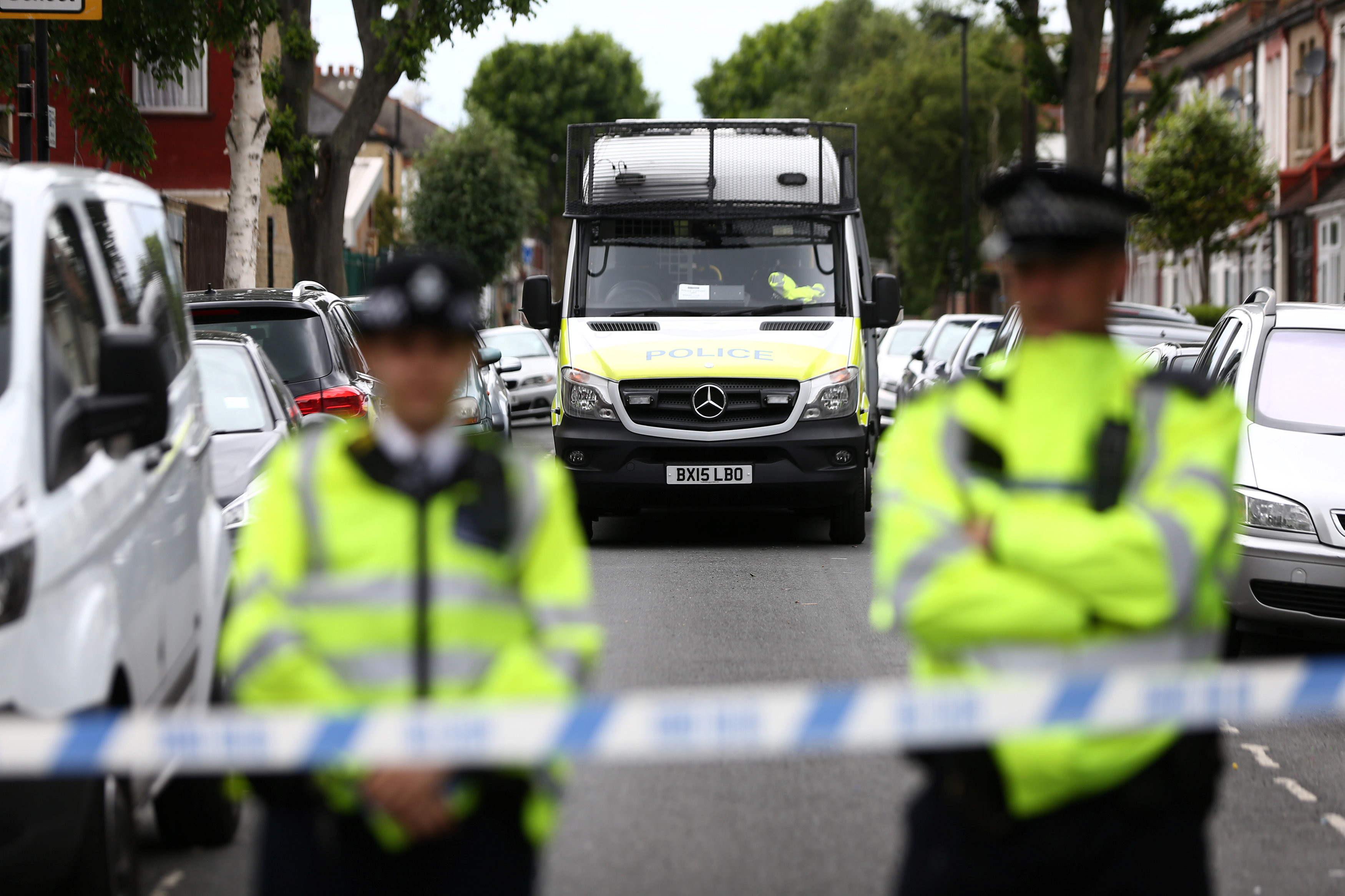 Офицеры полиции Лондона. Фото: &copy;&nbsp;REUTERS/Neil Hall