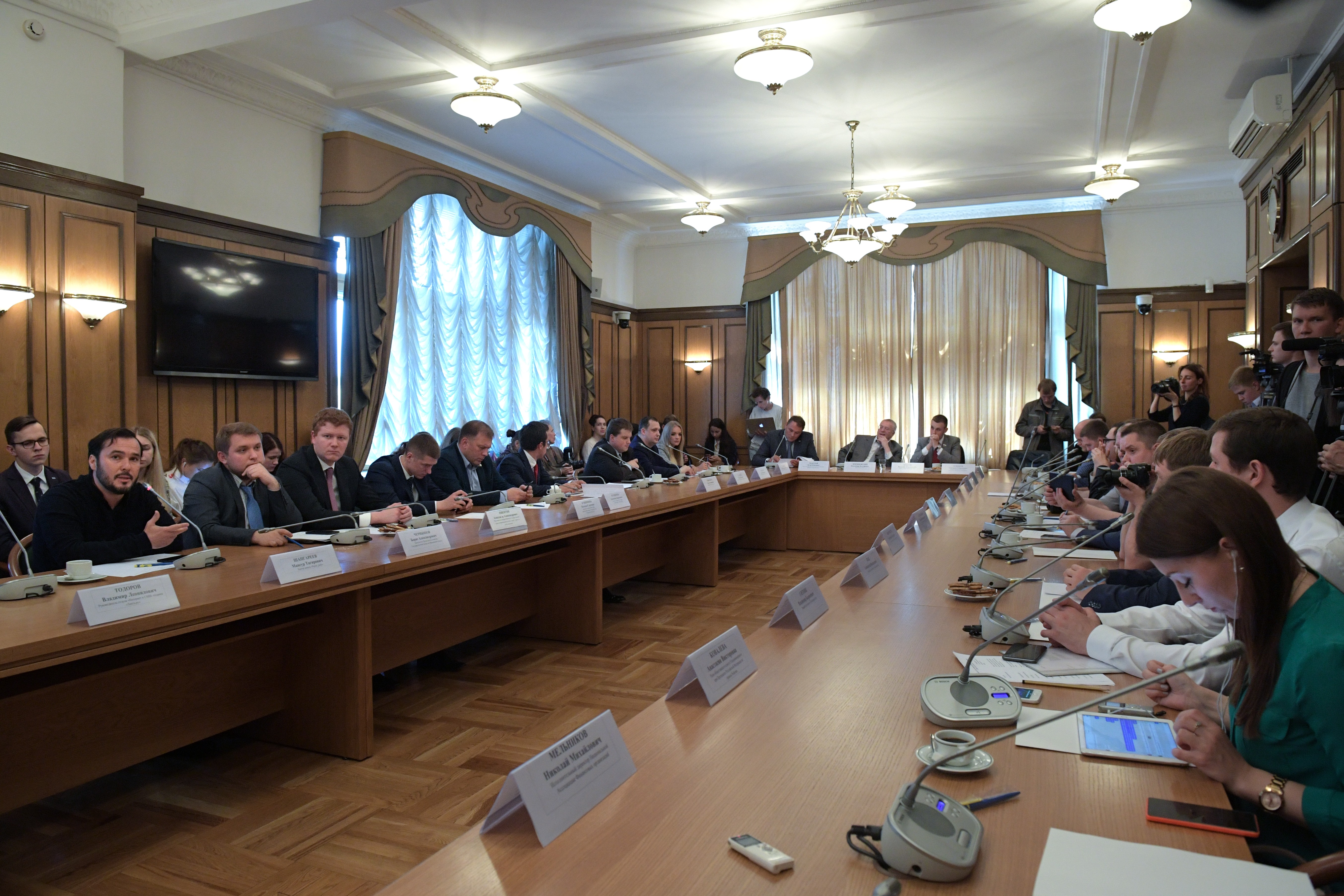 Заседание Совета блогеров в Госдуме. Фото: &copy; РИА Новости/Владимир Федоренко