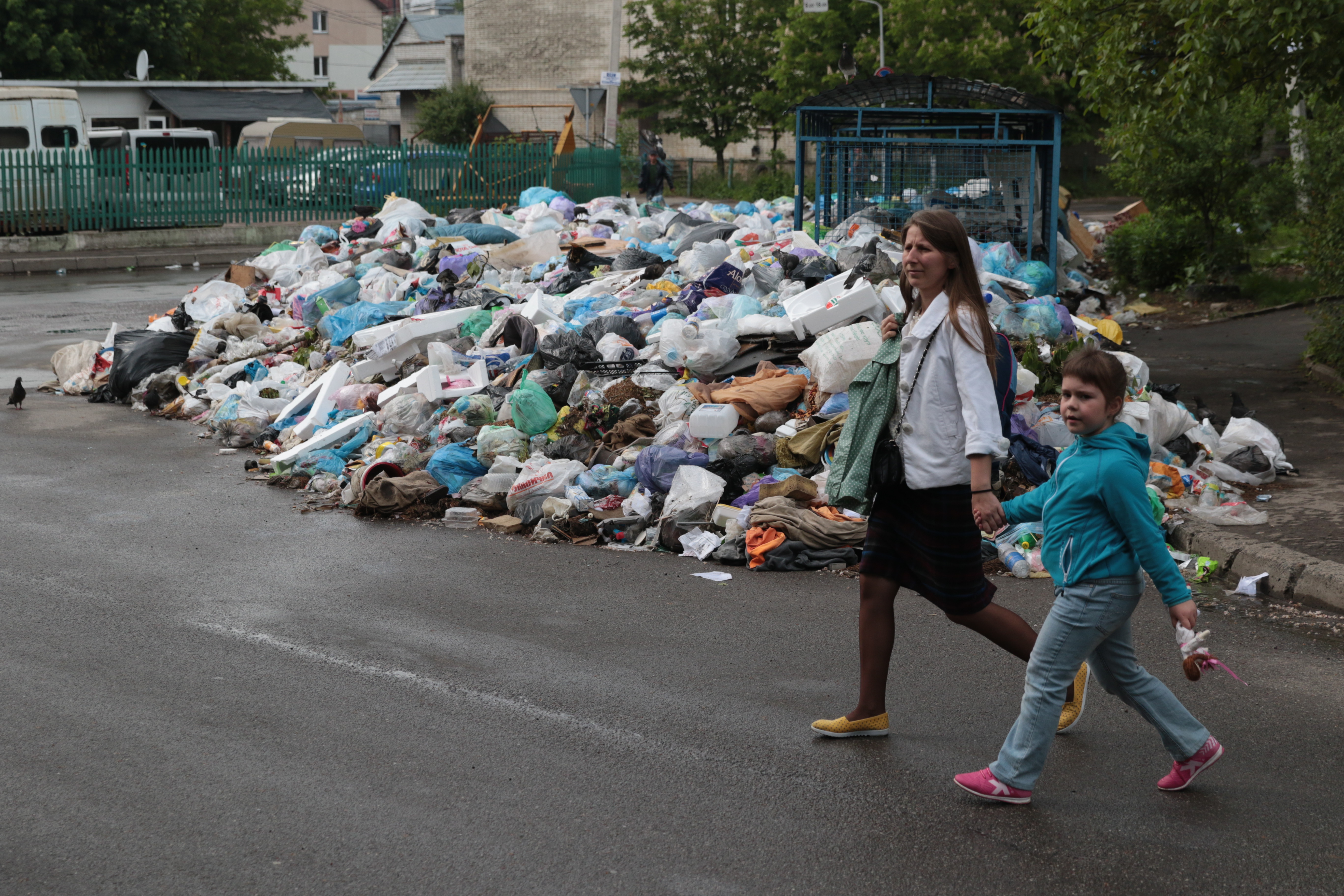 Невывезенный мусор на свалке во Львове.&nbsp;Фото: &copy; РИА Новости
