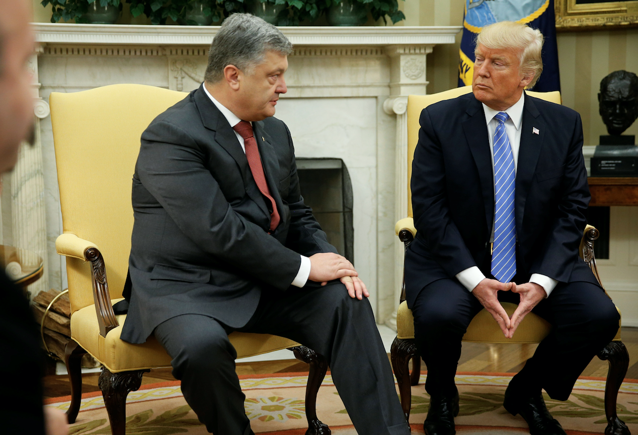 Петр Порошенко и Дональд Трамп. Фото: &copy;REUTERS/Jonathan Ernst