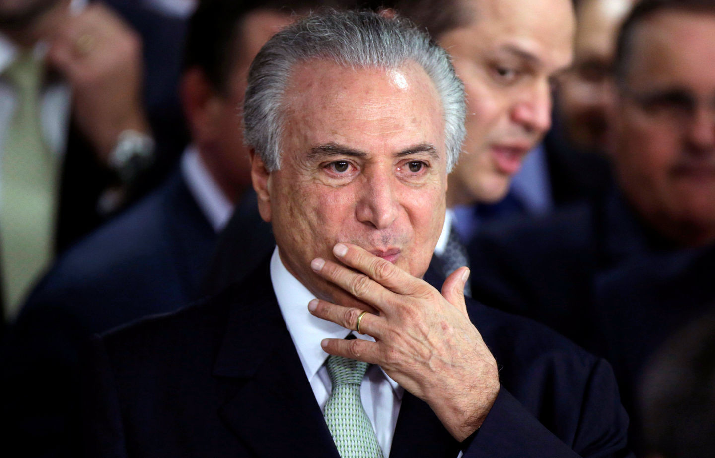 Президент Бразилии&nbsp;Мишел Темер. Фото: &copy;REUTERS/Ueslei Marcelino