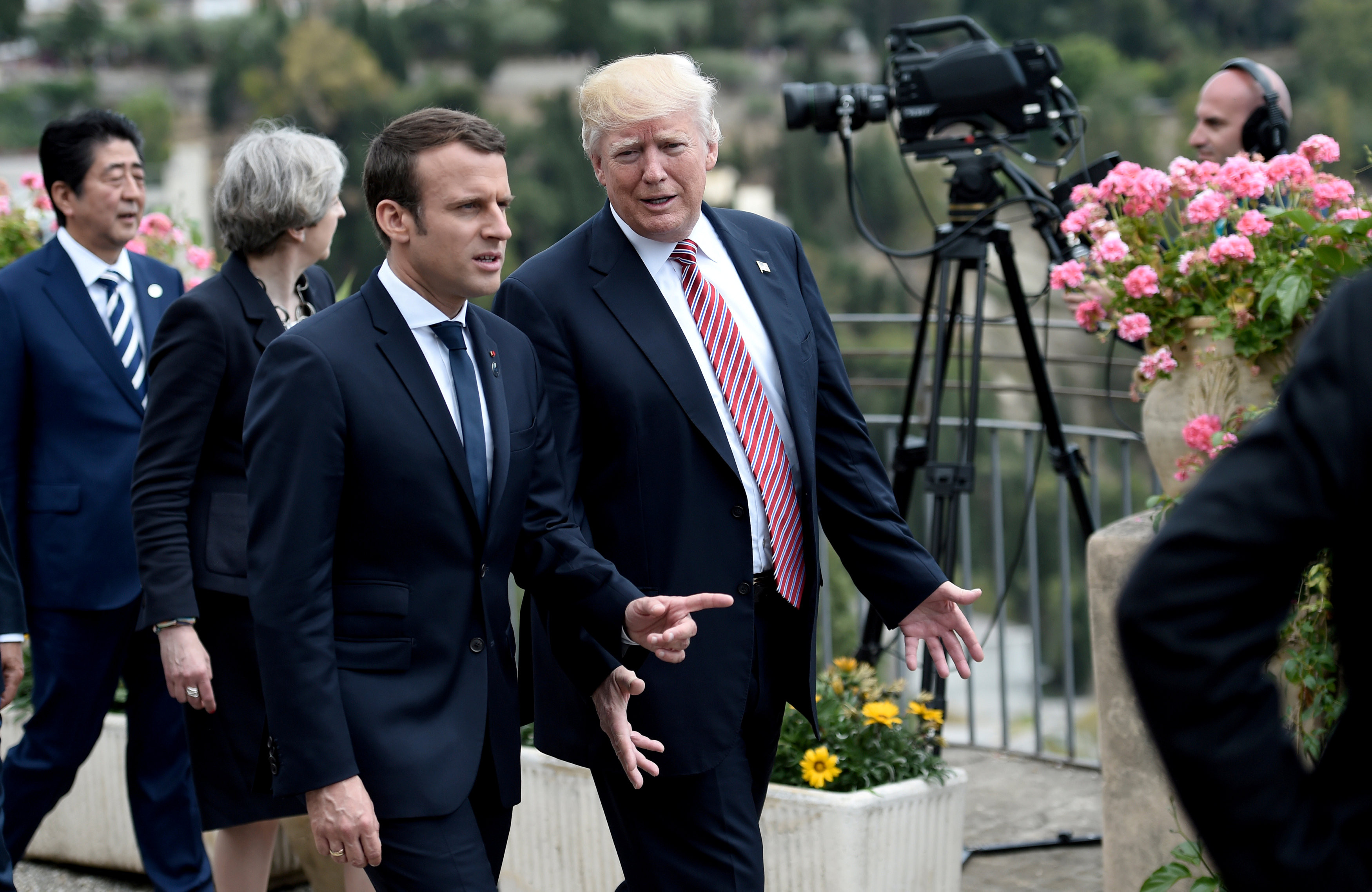 Эммануэль Макрон и Дональд Трамп. Фото: &copy;&nbsp;REUTERS/Stephane De Sakutin