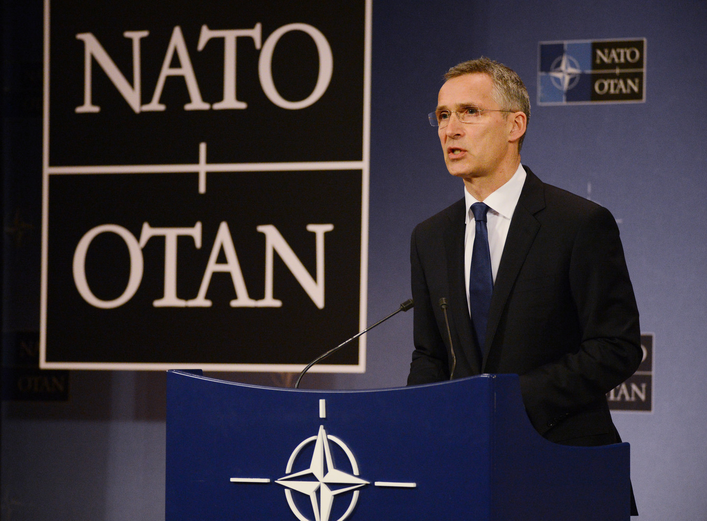 Генсек НАТО Йенс Столтенберг. Фото:&copy; РИА Новости/Алексей Витвицкий


