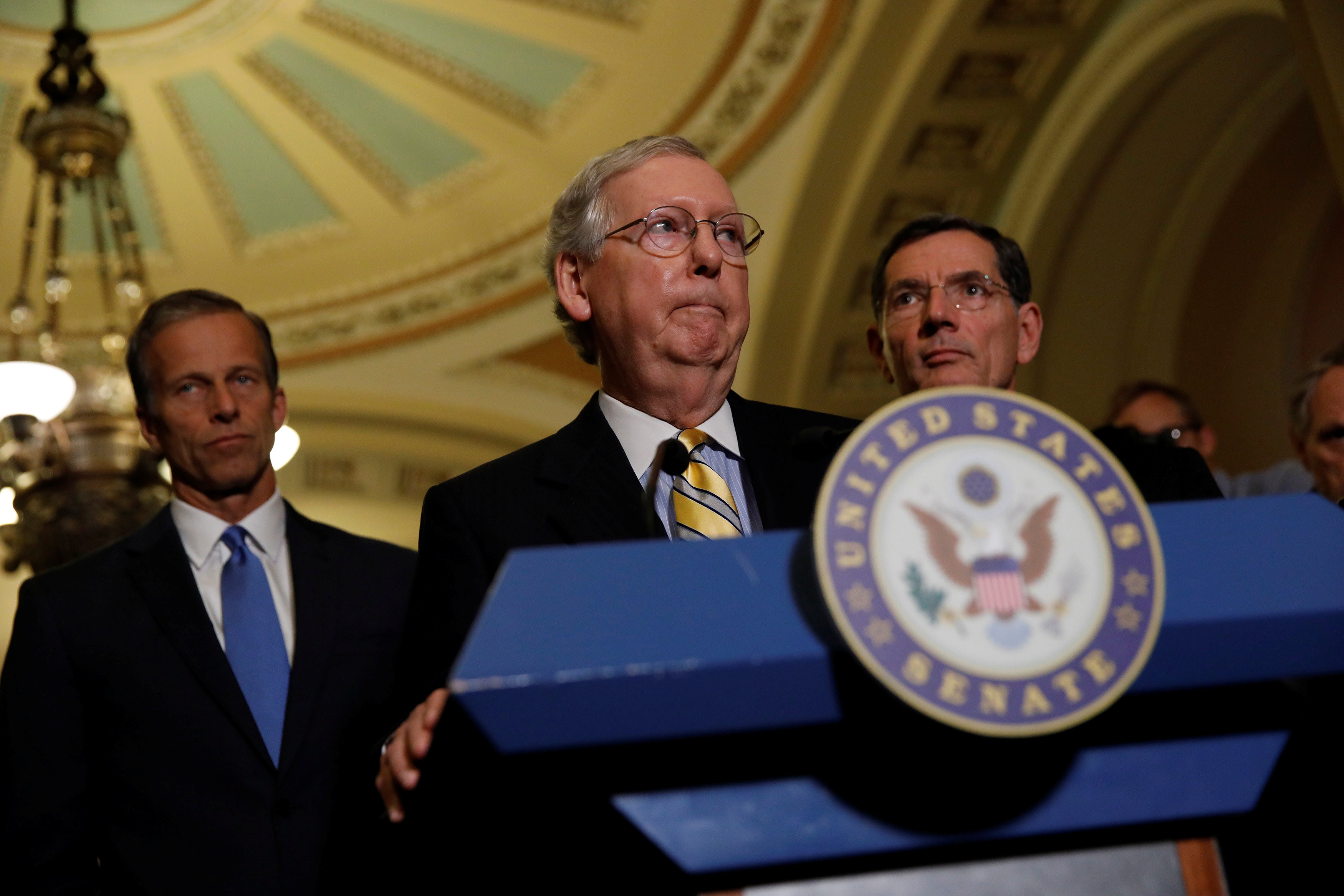 Лидер большинства в Сенате Митч Макконнелл. Фото: &copy;&nbsp;REUTERS/Aaron P. Bernstein