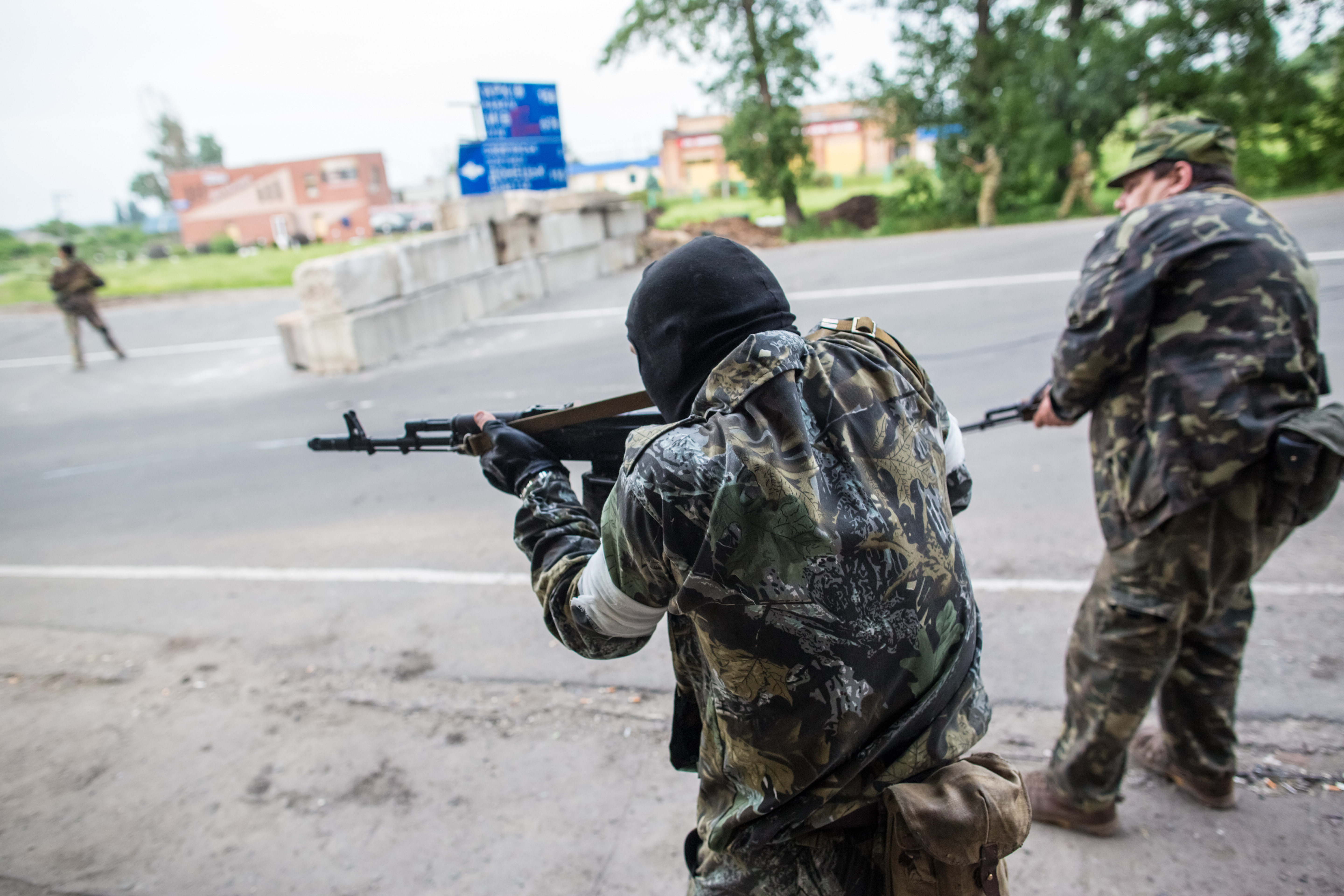 Бойцы народного ополчения Донбасса участвуют в боевых действиях. Фото: &copy; РИА Новости/Андрей Стенин
