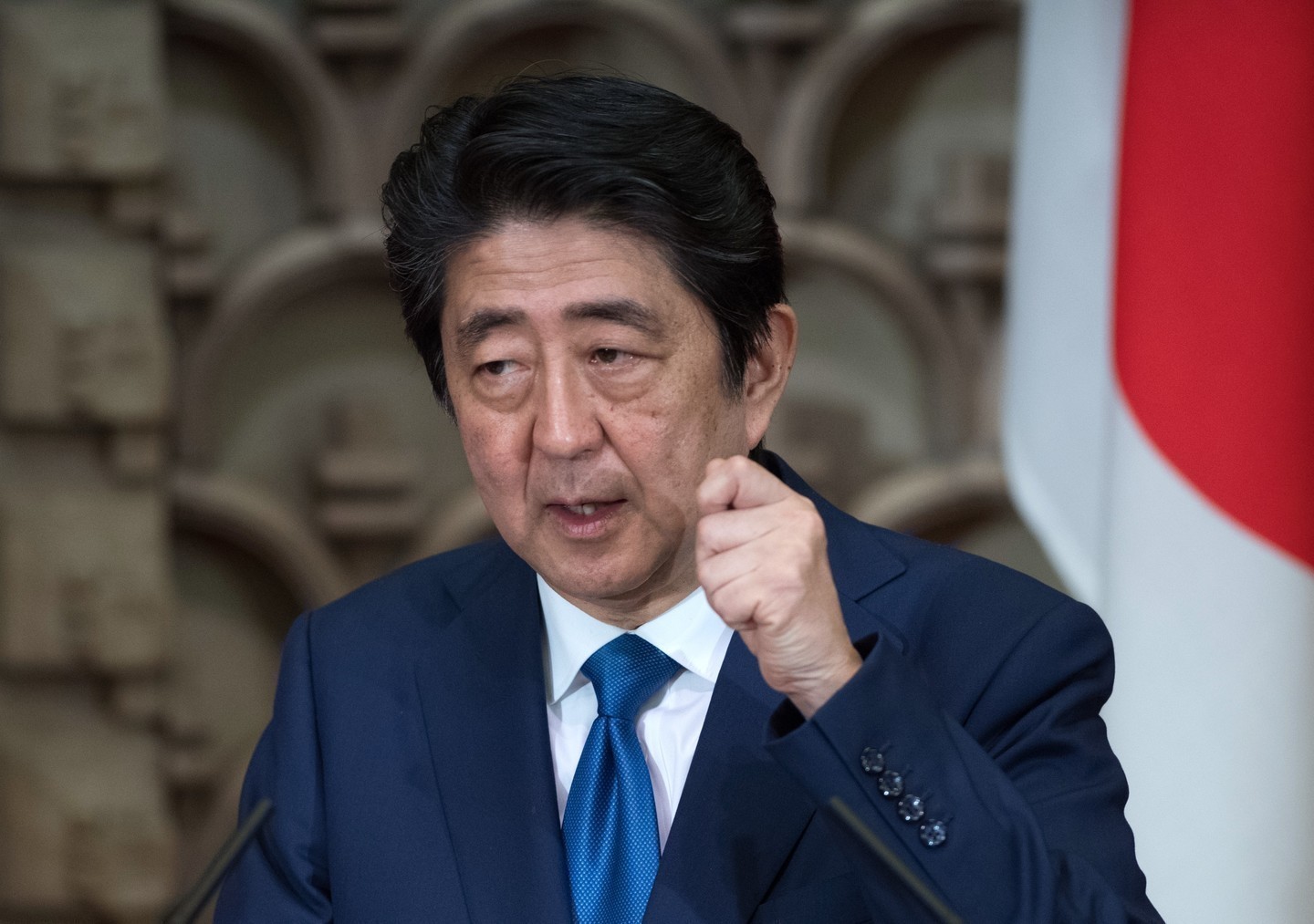 Премьер-министр Японии Синдзо Абэ.Фото: &copy; РИА Новости/Сергей Гунеев