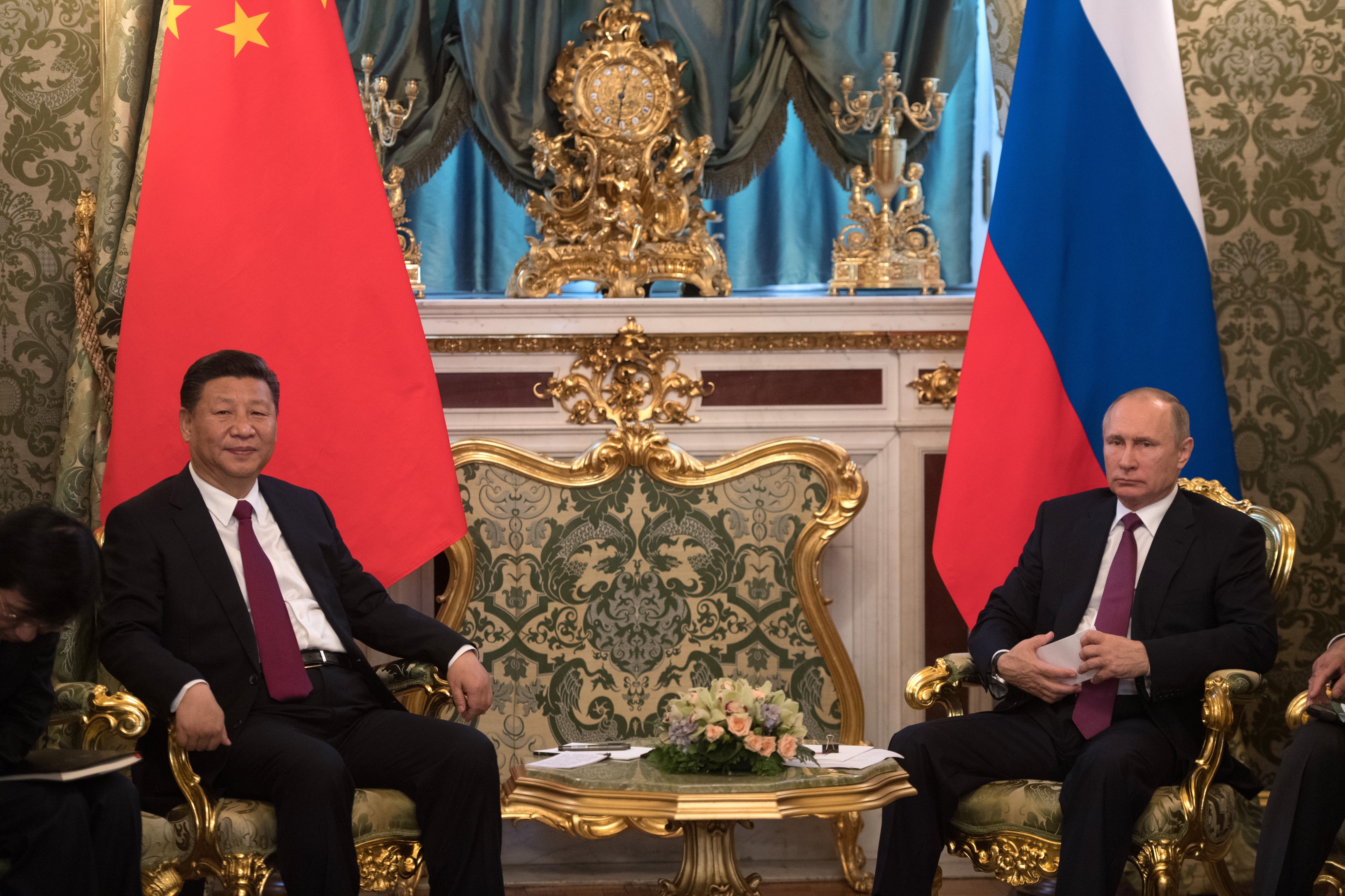 Си Цзиньпин и Владимир Путин. Фото:&copy; РИА Новости/Сергей Гунеев