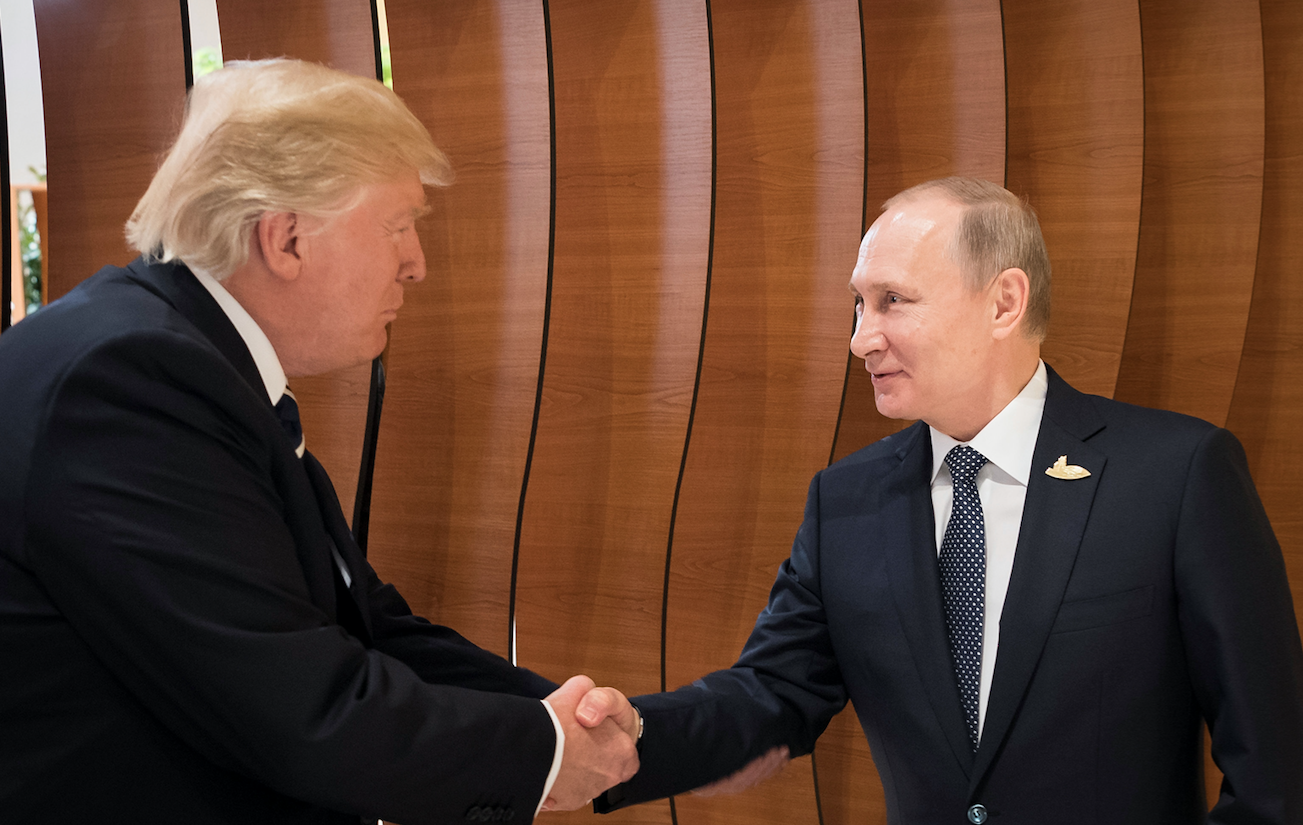 Владимир Путин и Дональд Трамп. Фото: &copy;REUTERS/Steffen Kugler