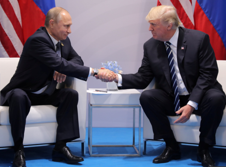 Президент США Дональд Трамп и президент России Владимир Путин. Фото: &copy;&nbsp;РИА Новости /&nbsp;Сергей Гунеев&nbsp;