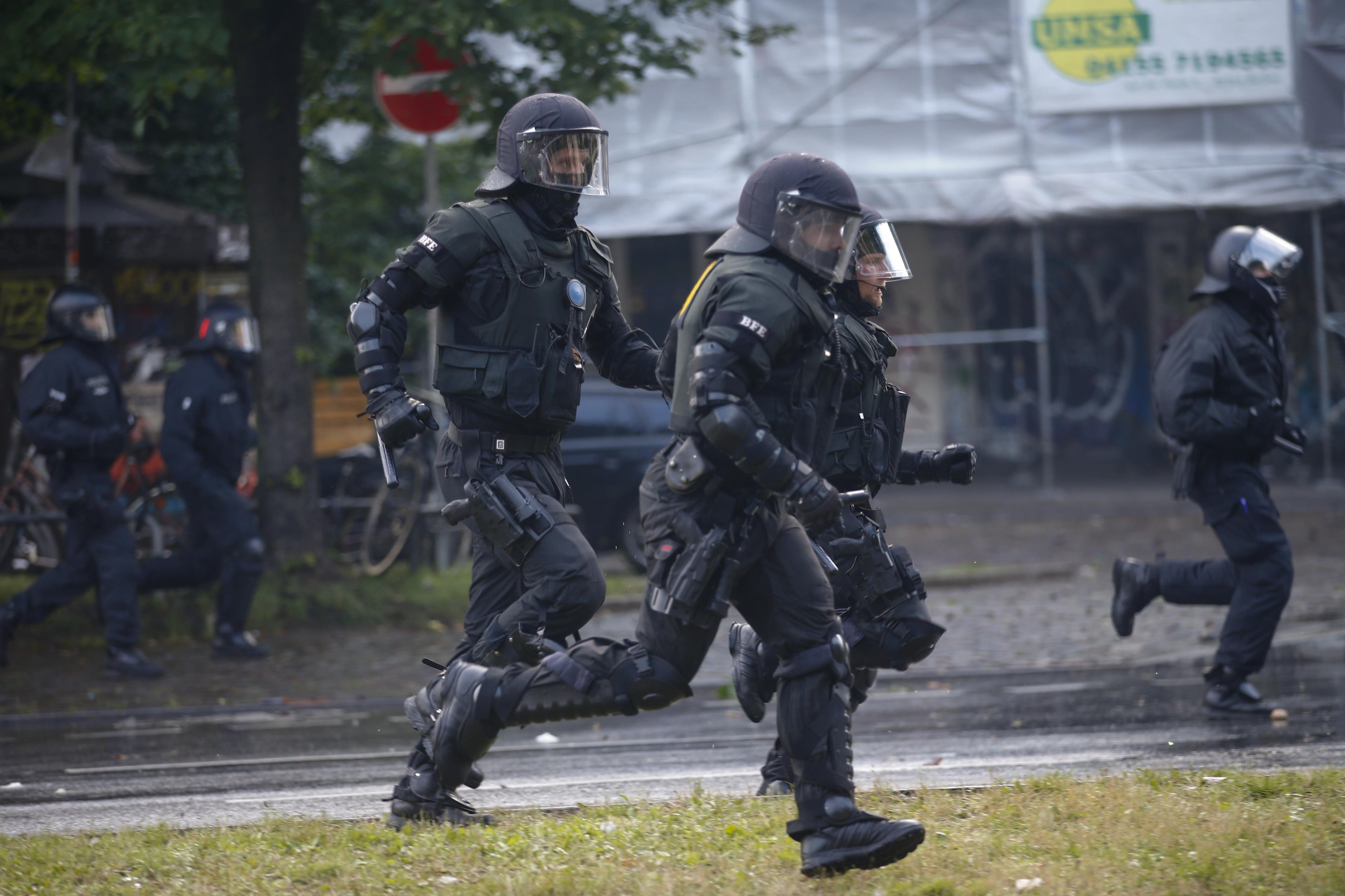 Протесты антиглобалистов в связи с проведением саммита G20 в Гамбурге. Фото: &copy;REUTERS/Hannibal Hanschke