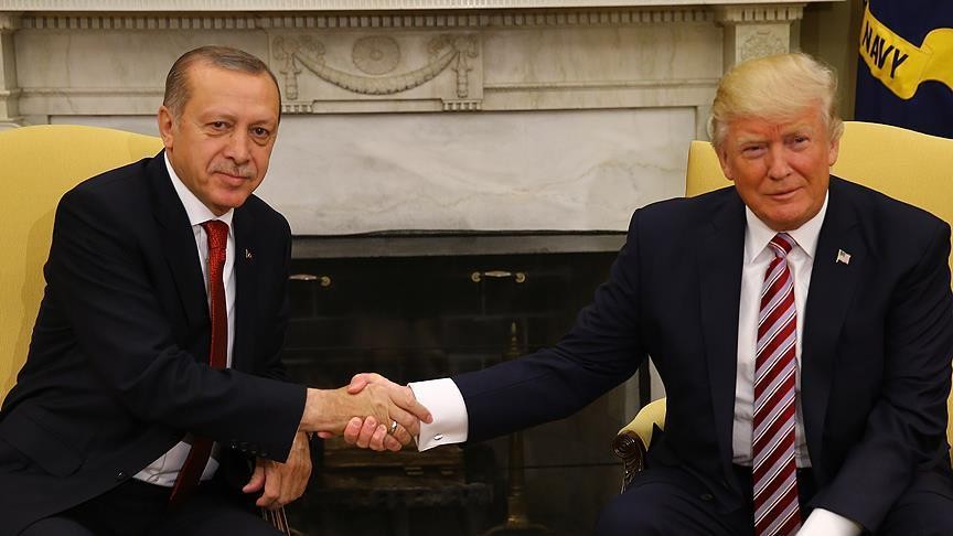 Президент Турции Реджеп Эрдоган и президент США Дональд Трамп. Фото:&nbsp;Anadolu