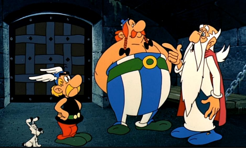 Кадр из мультфильма&nbsp;"Астерикс и Клеопатра", 1968 год