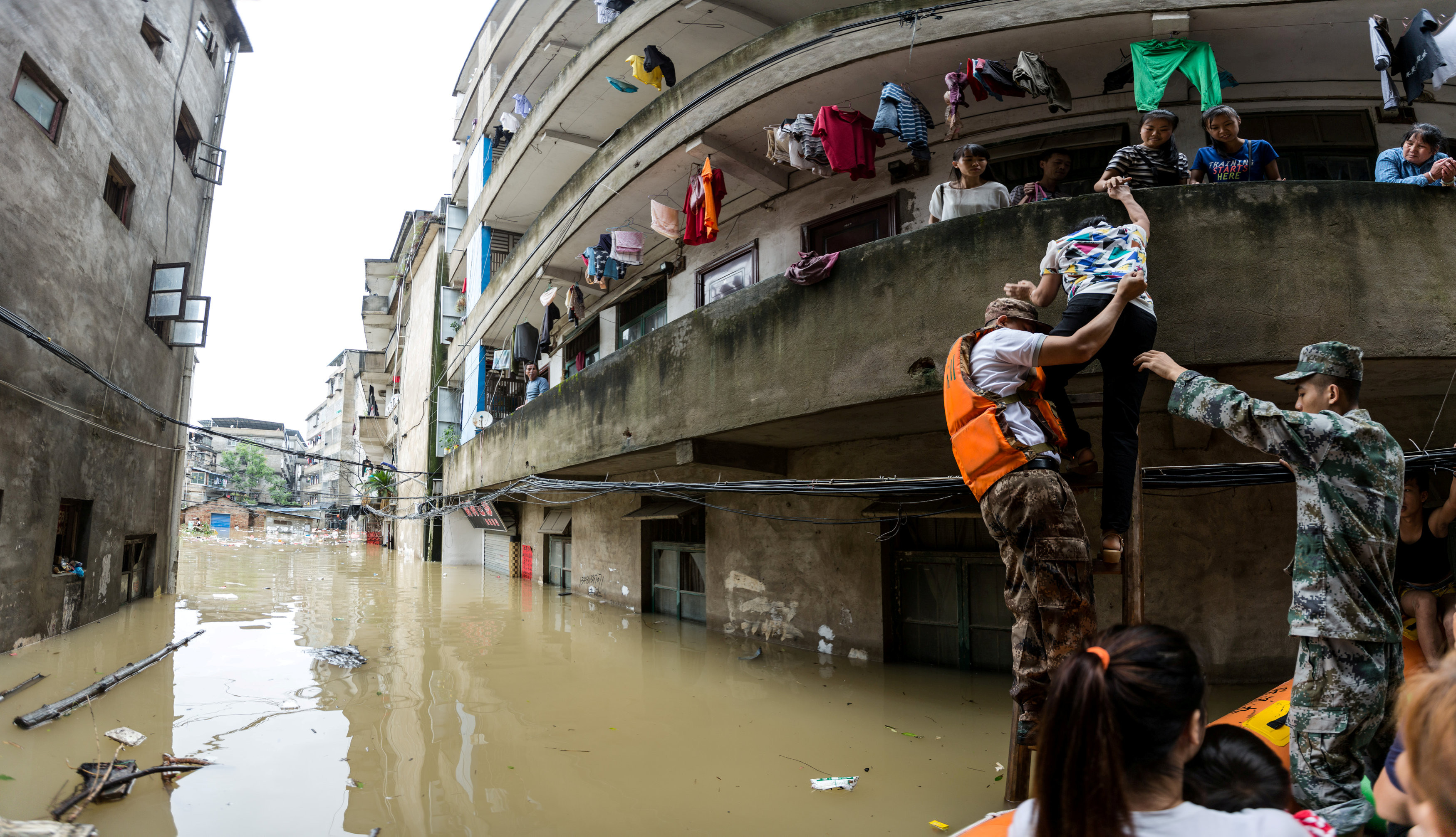 Наводнение на юго-востоке Китая. Фото: &copy;&nbsp;REUTERS/Stringer&nbsp;