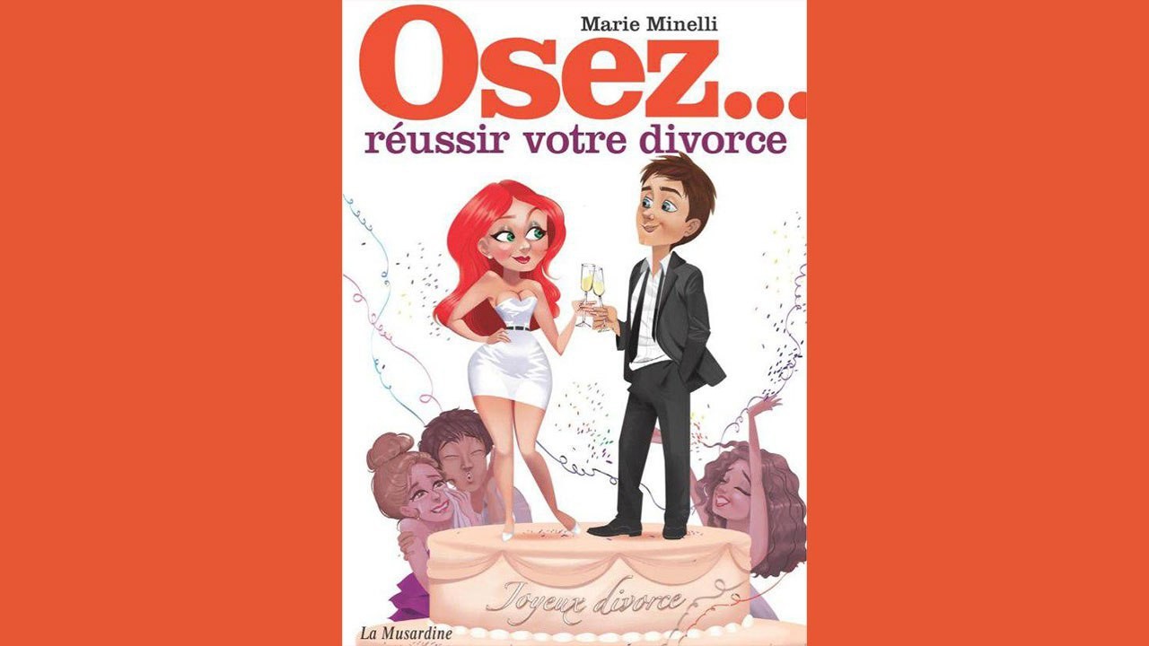 Обложка книги о разводе, автором которой предположительно является Марлен Скьяппа (под псевдонимом Мари Минелли). Фото: Amazon