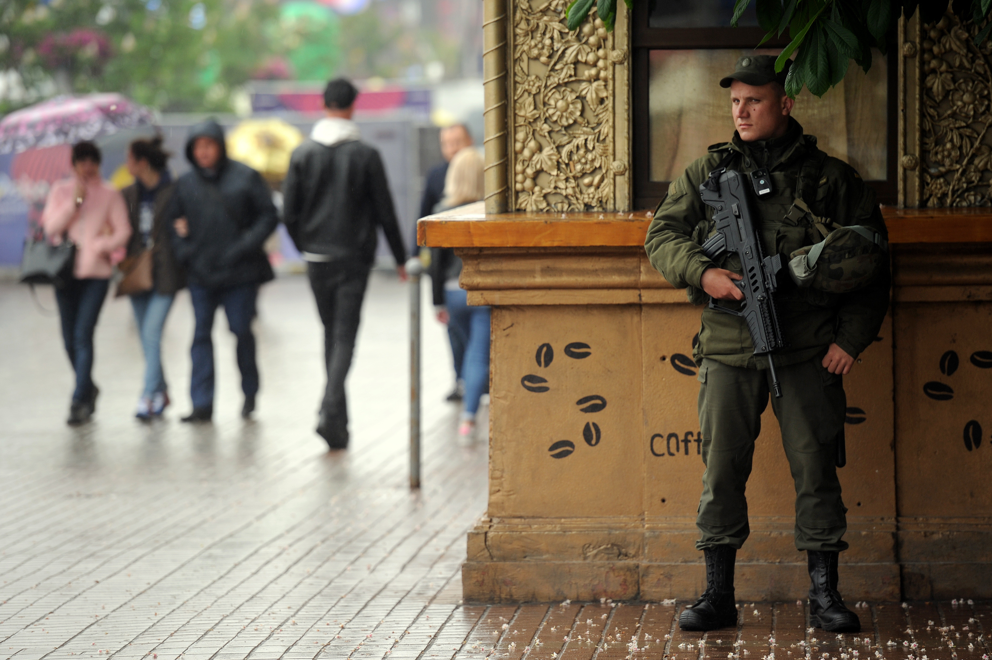 Сотрудник киевской полиции. Фото: &copy; РИА Новости/Виталий Залесский