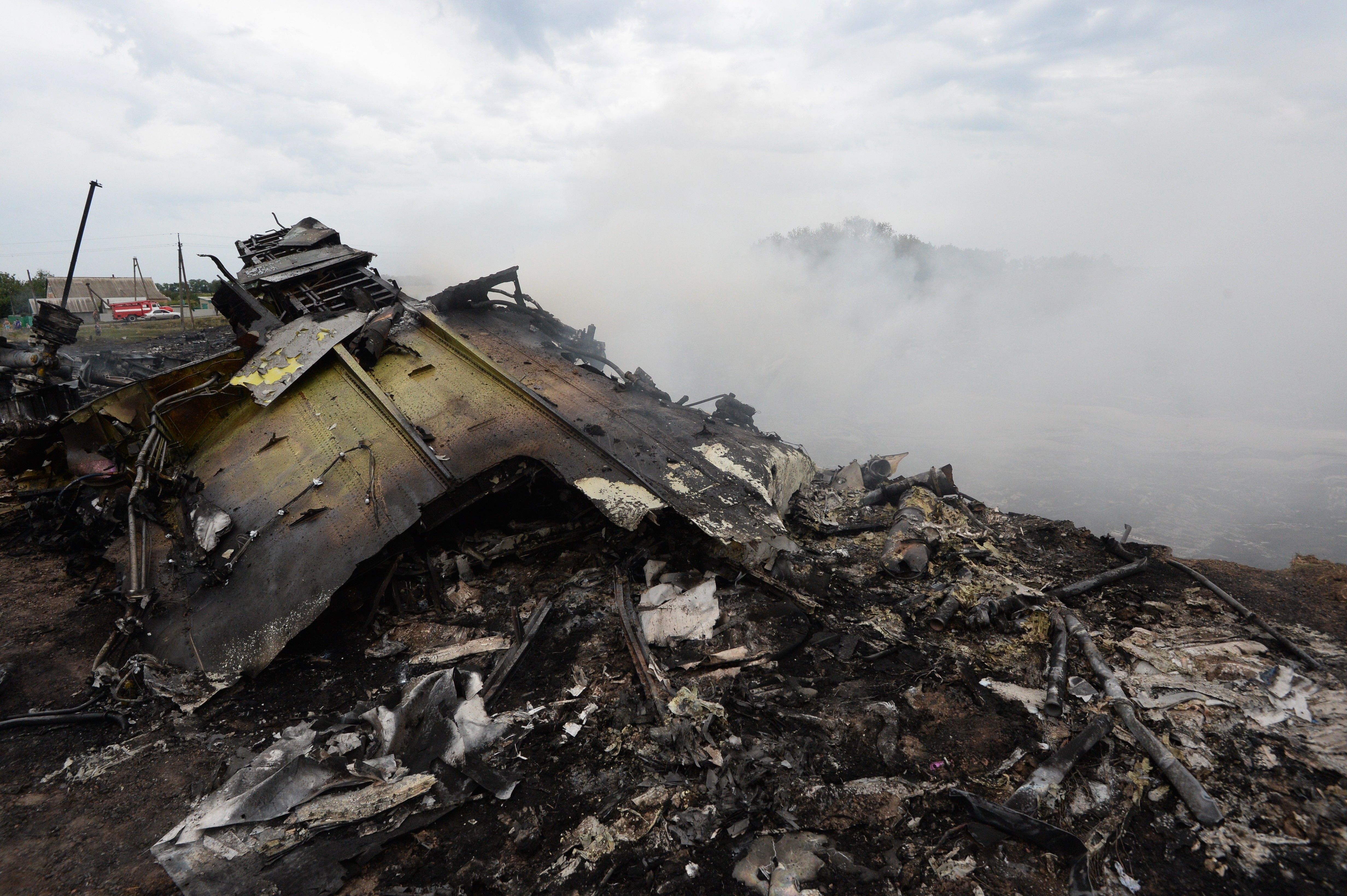 Место крушения Boeing 777. Фото: &copy;РИА Новости/Михаил Воскресенский