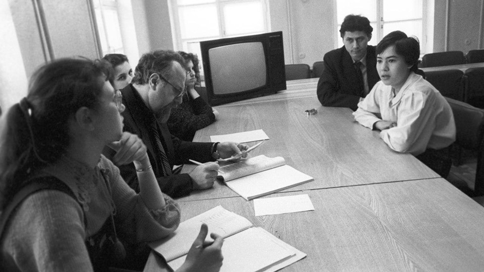 Собеседование с абитуриентами медико-философского колледжа. Год 1989. Фото: © РИА Новости/Сергей Титов