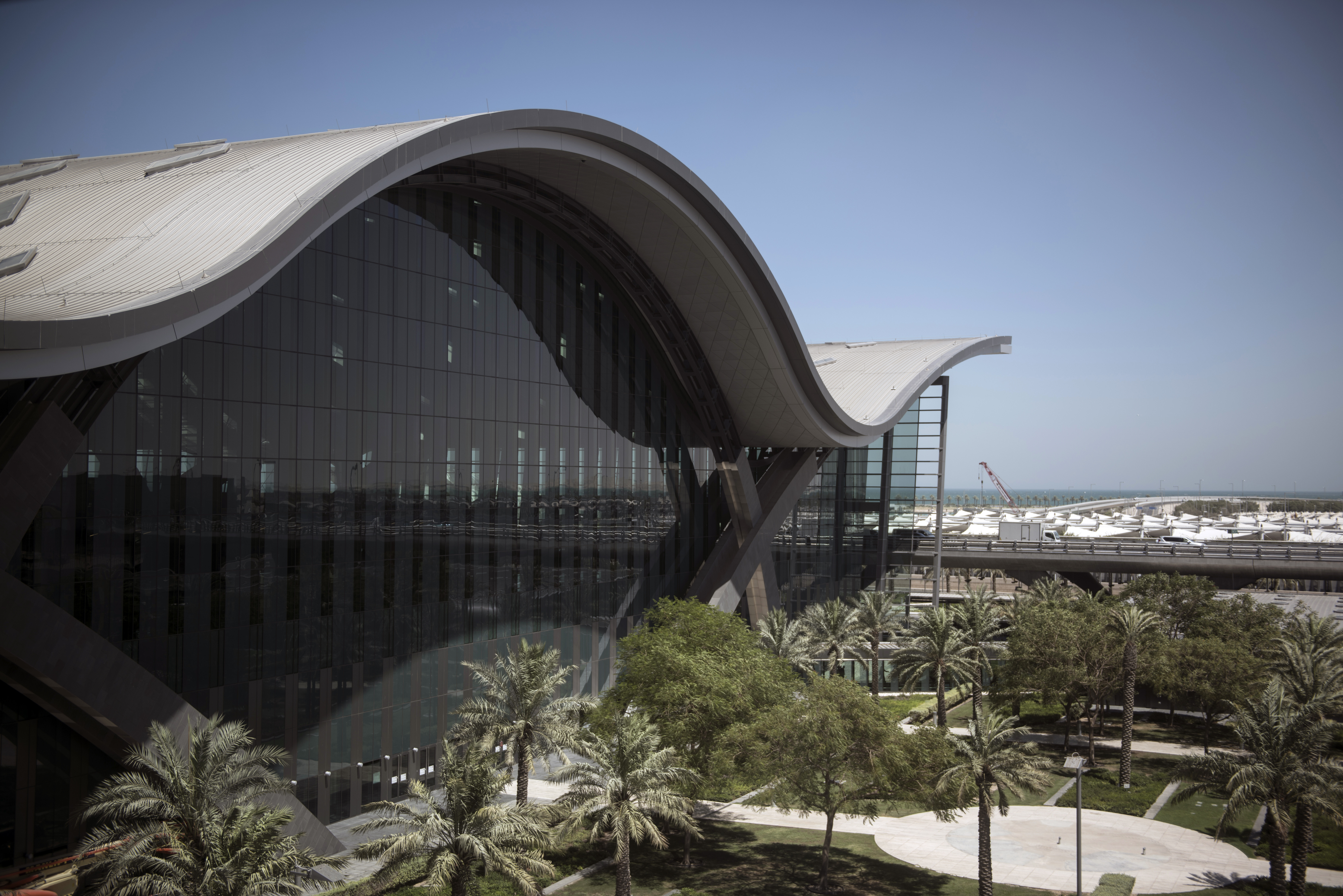 Здание Международного аэропорта Хамад в Дохе. Фото: &copy;РИА Новости/Валерий Мельников