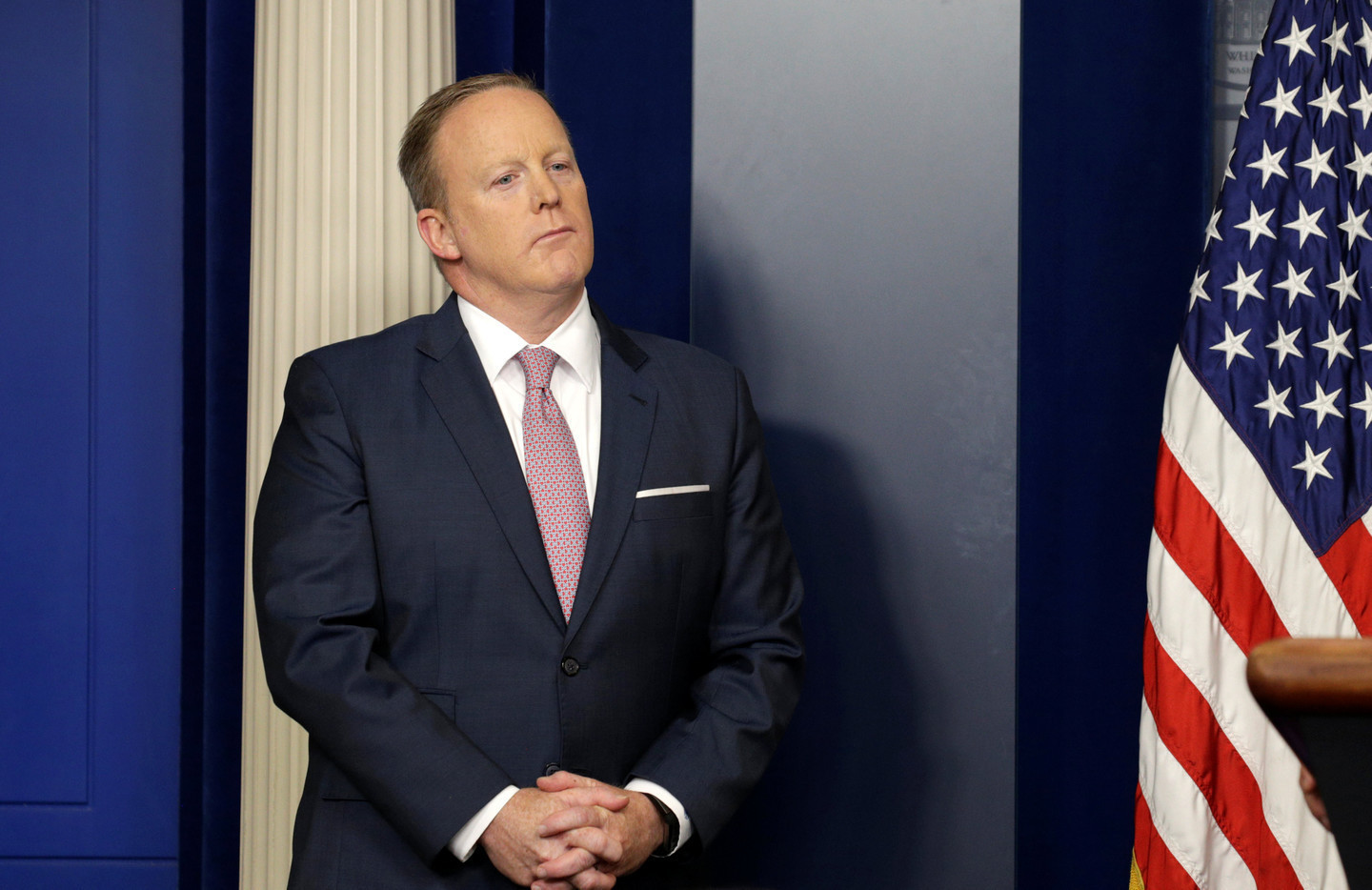 Пресс-секретарь Белого дома Шон Спайсер. Фото: &copy; REUTERS/Kevin Lamarque