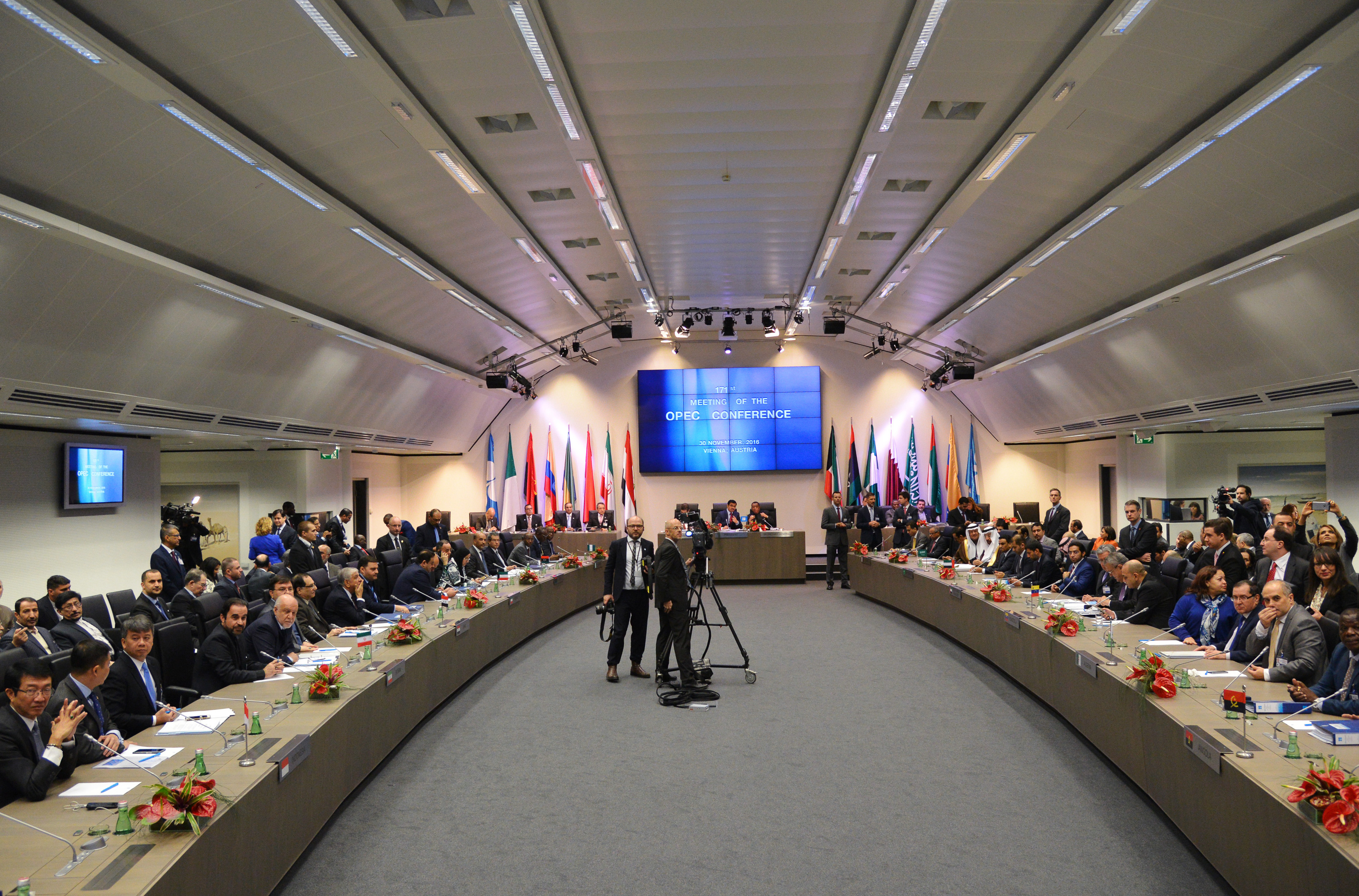 Встреча ОПЕК в Вене в ноябре 2016 года. Фото:&copy;&nbsp; РИА Новости/Алексей Витвицкий