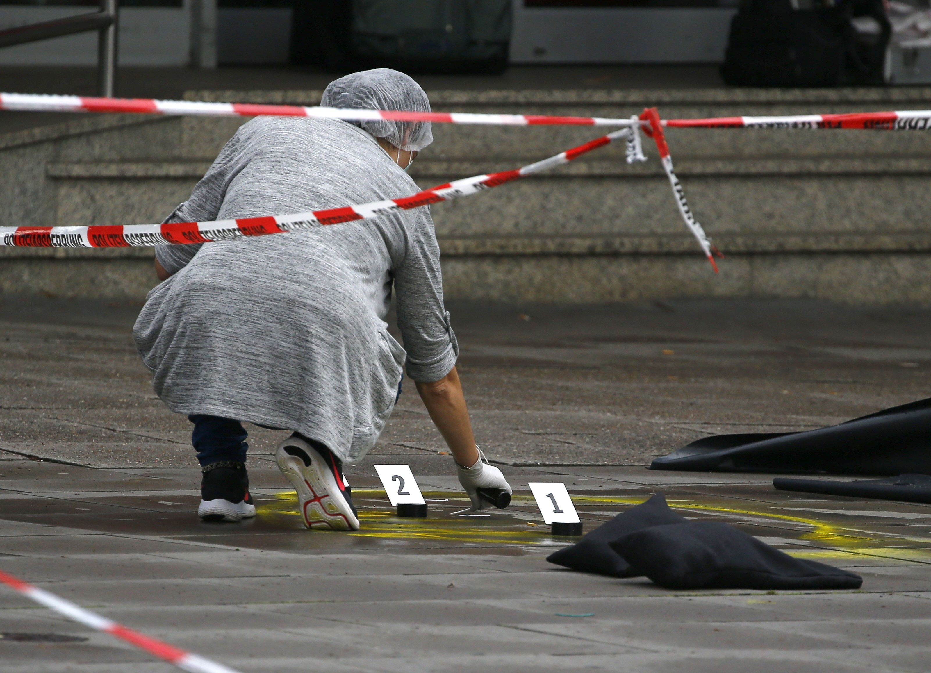 Место нападения на посетителей супермаркета в Гамбурге. Фото: &copy; REUTERS/Morris Mac Matzen