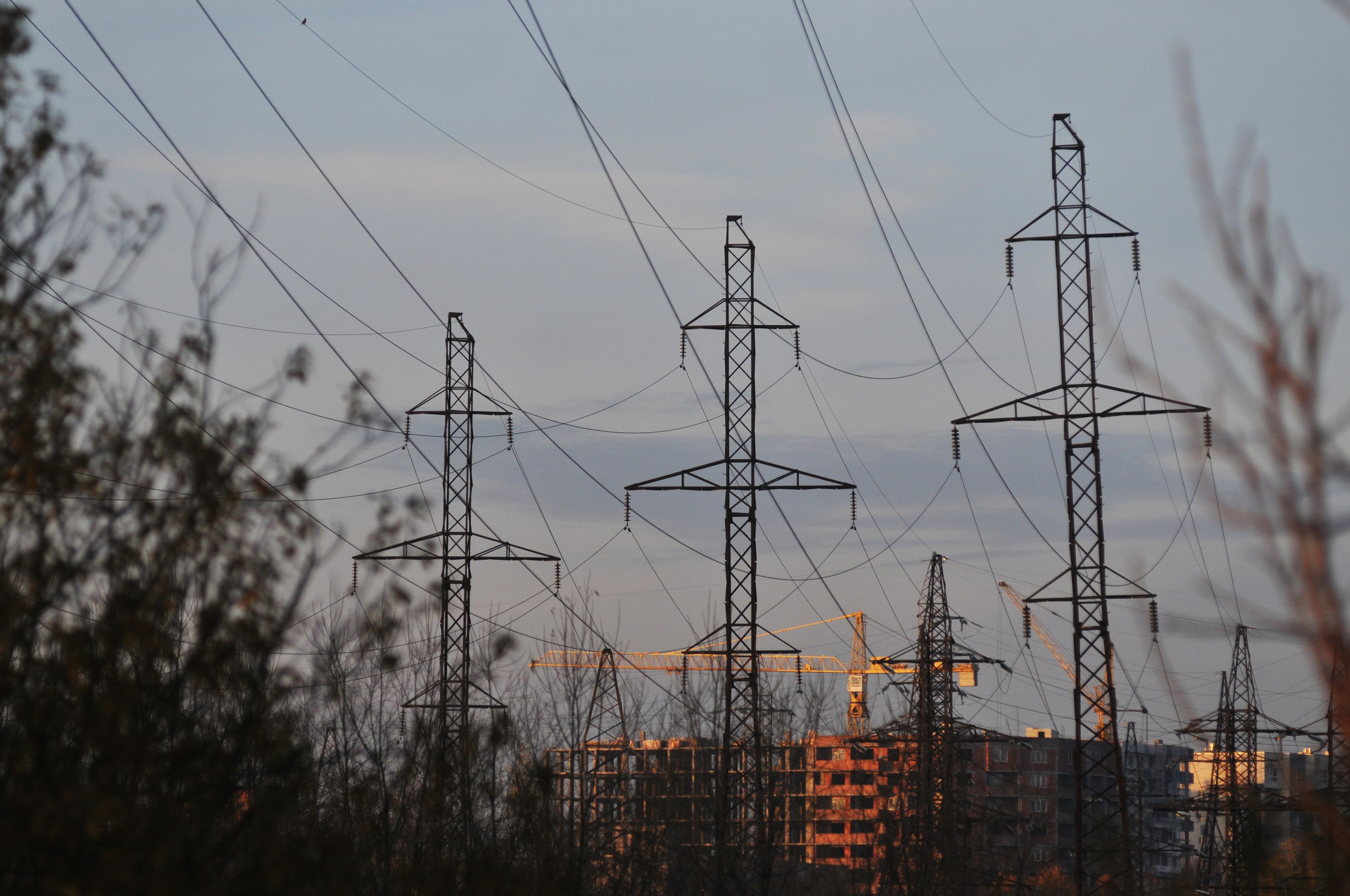 Линии электропередачи во Львовской области.&nbsp;Фото: &copy; РИА Новости